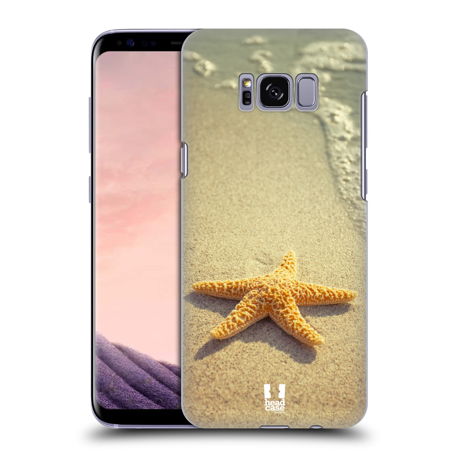 HEAD CASE plastový obal na mobil Samsung Galaxy S8 vzor slavná zvířata foto hvězda na břehu