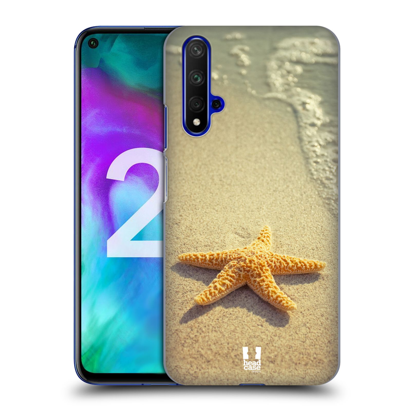Pouzdro na mobil Honor 20 - HEAD CASE - vzor slavná zvířata foto hvězda na břehu