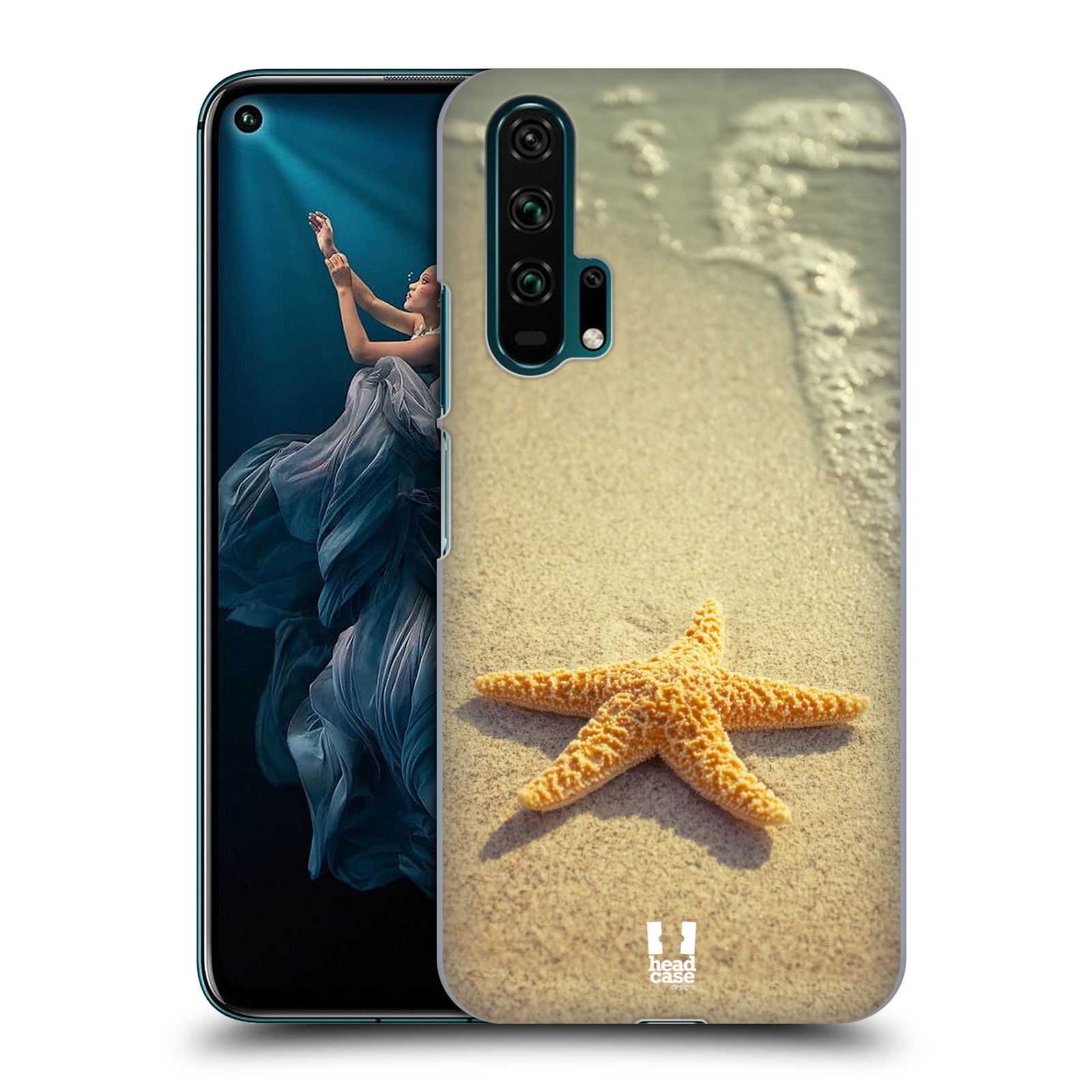 Pouzdro na mobil Honor 20 PRO - HEAD CASE - vzor slavná zvířata foto hvězda na břehu