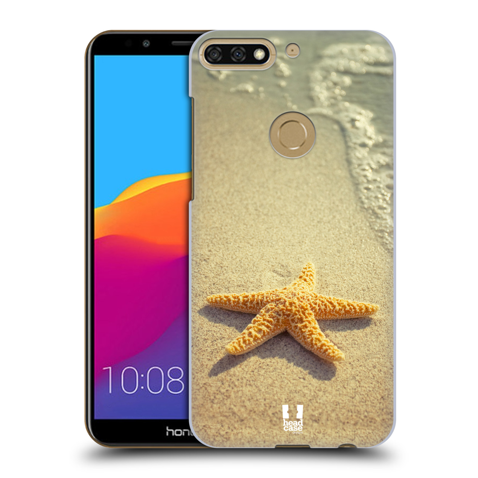 HEAD CASE plastový obal na mobil Honor 7c vzor slavná zvířata foto hvězda na břehu