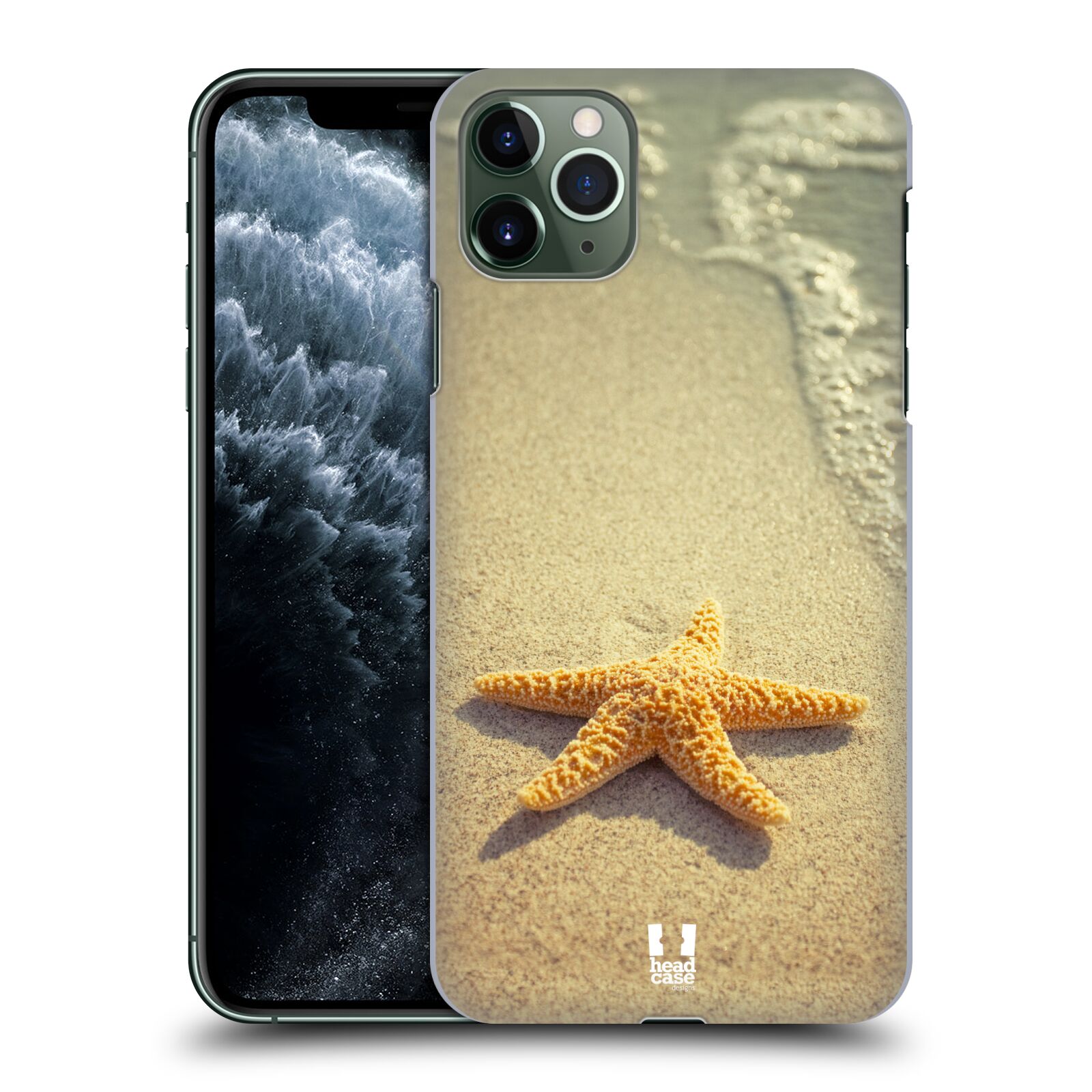 Pouzdro na mobil Apple Iphone 11 PRO MAX - HEAD CASE - vzor slavná zvířata foto hvězda na břehu