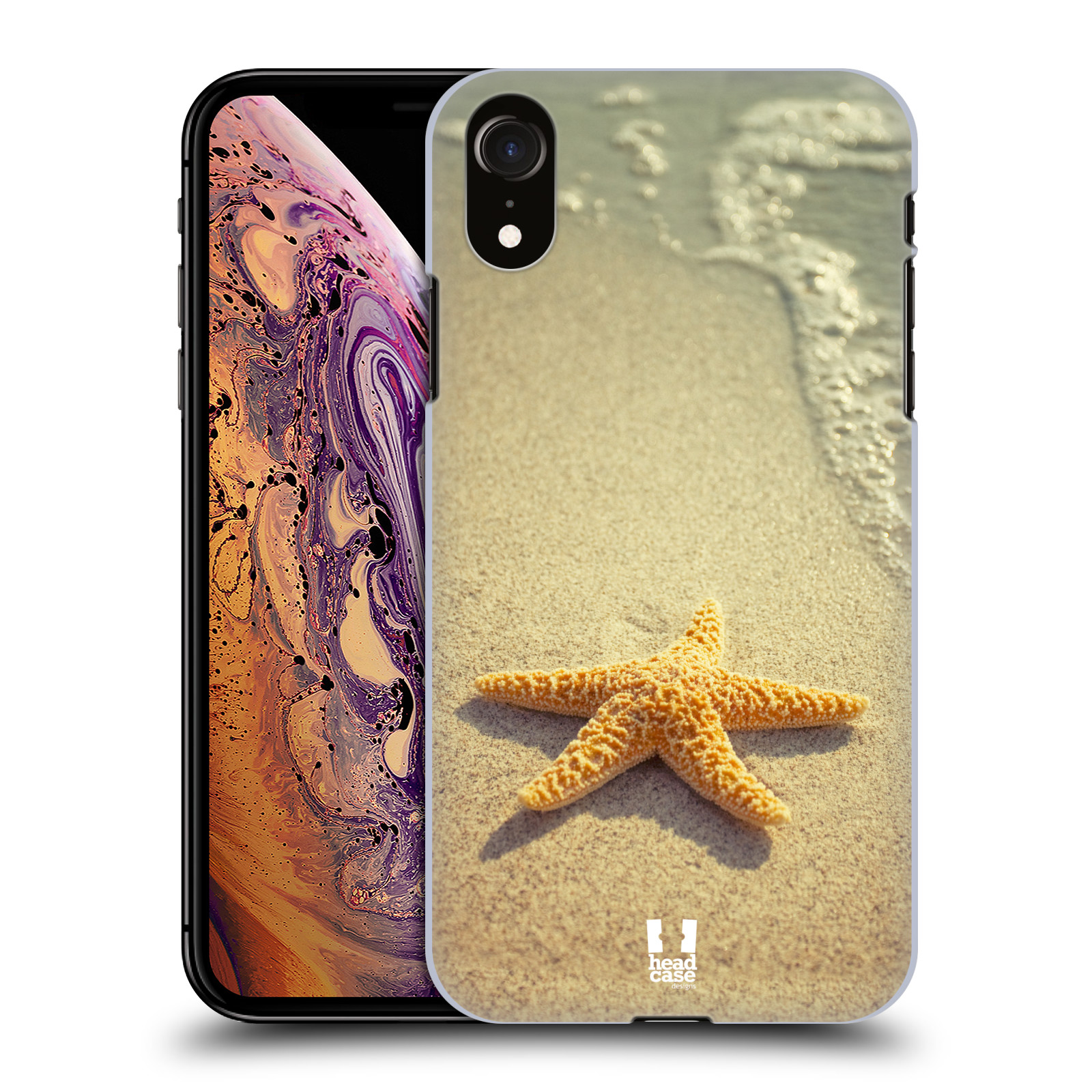 HEAD CASE plastový obal na mobil Apple Iphone XR vzor slavná zvířata foto hvězda na břehu