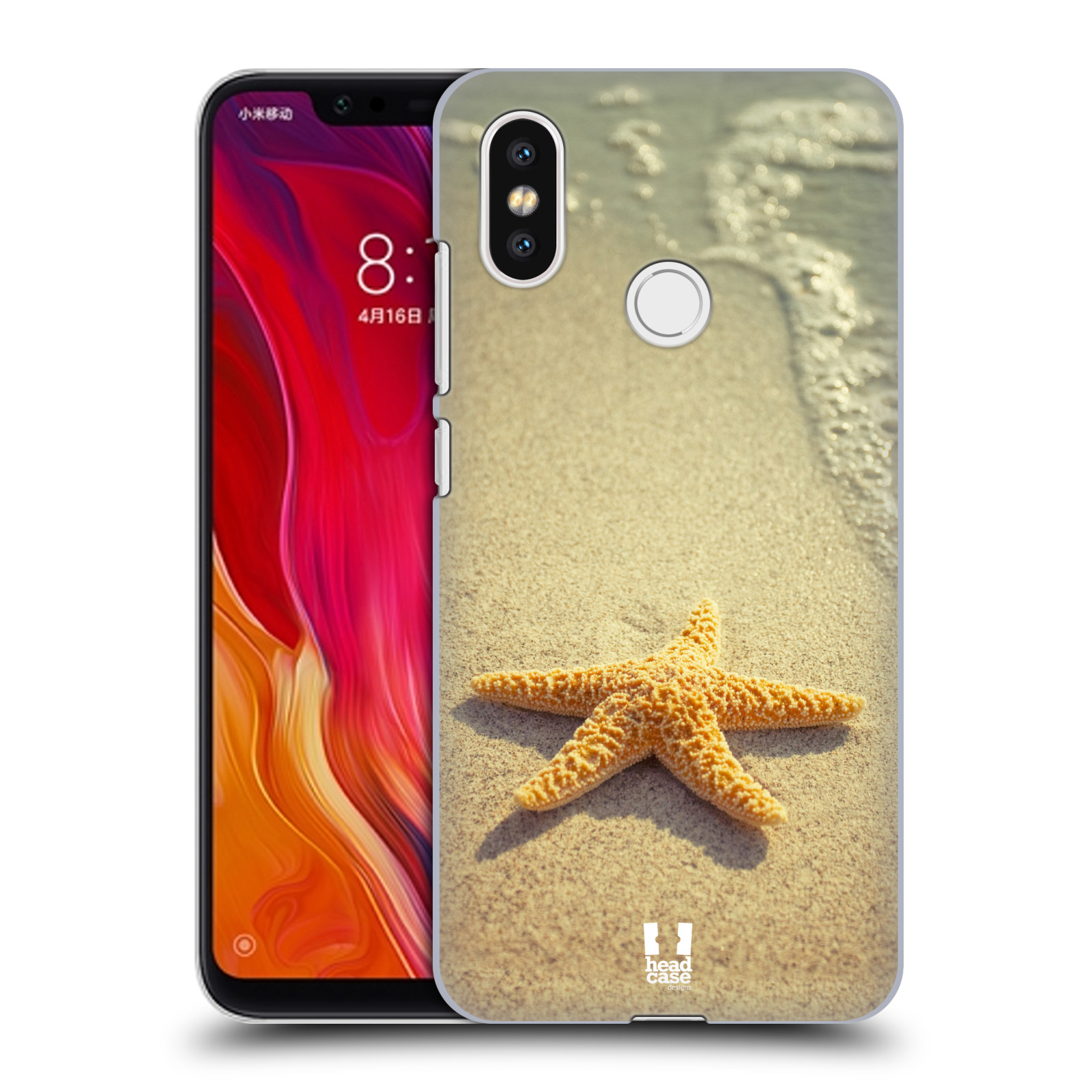 HEAD CASE plastový obal na mobil Xiaomi Mi 8 vzor slavná zvířata foto hvězda na břehu