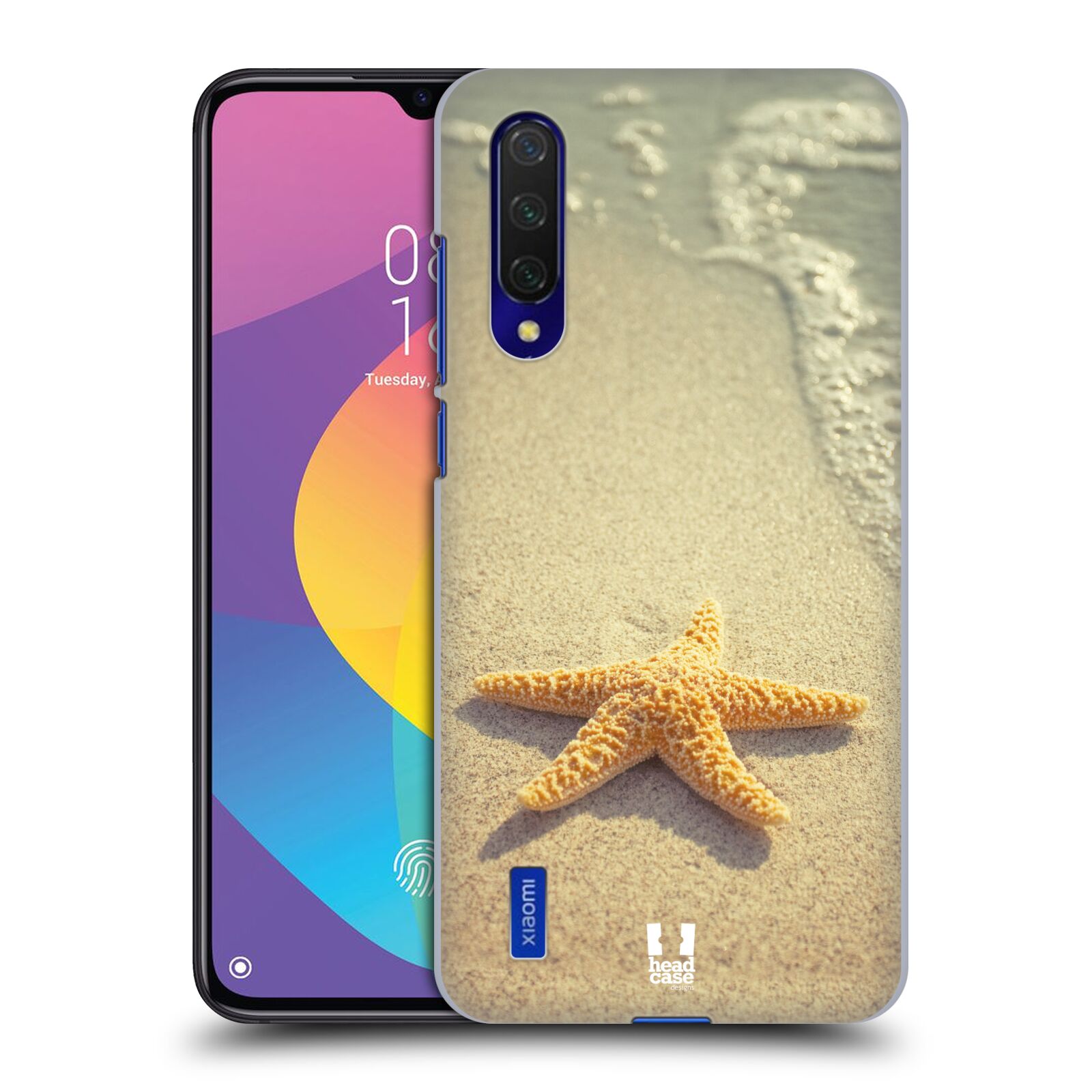 Zadní kryt na mobil Xiaomi MI 9 LITE vzor slavná zvířata foto hvězda na břehu