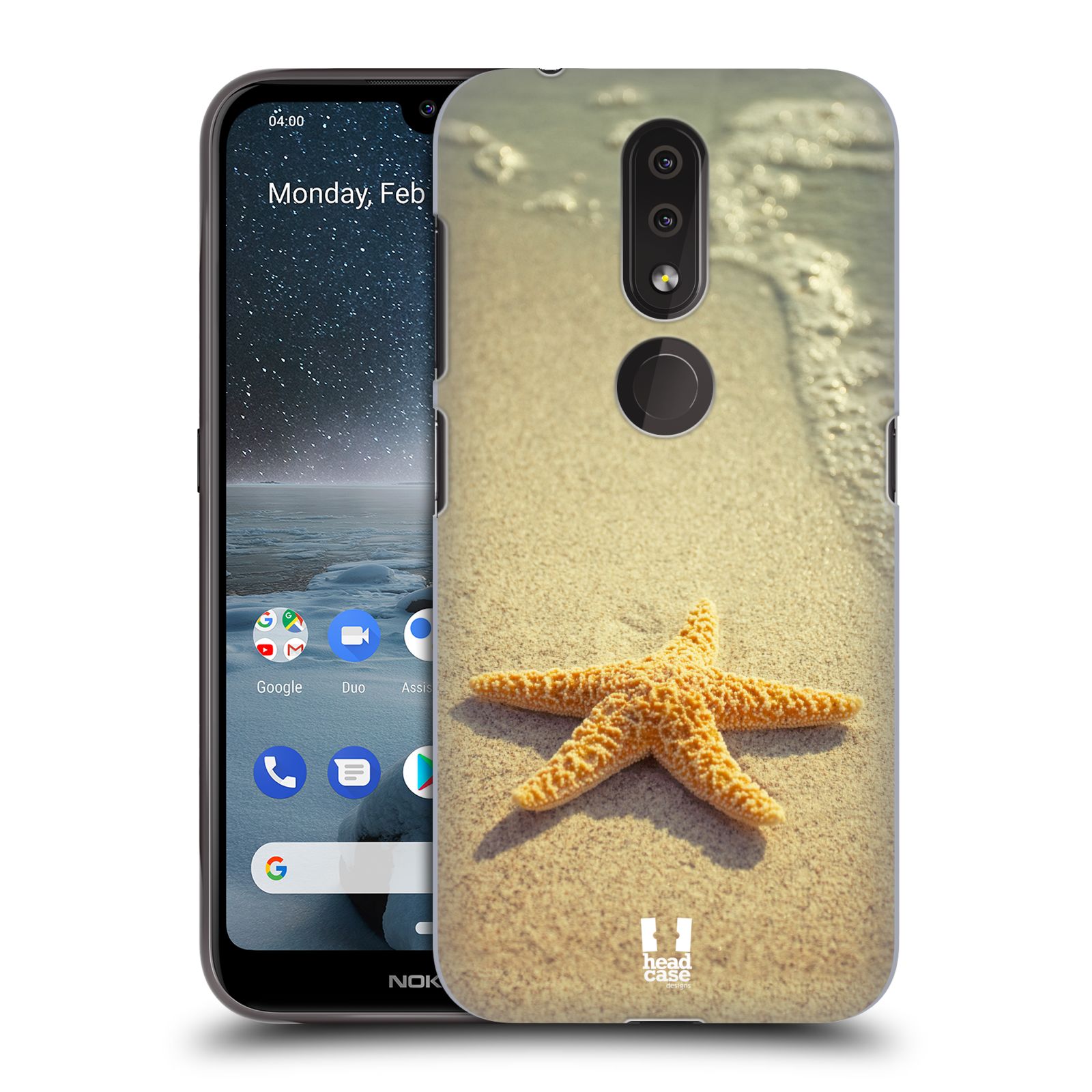 Pouzdro na mobil Nokia 4.2 - HEAD CASE - vzor slavná zvířata foto hvězda na břehu