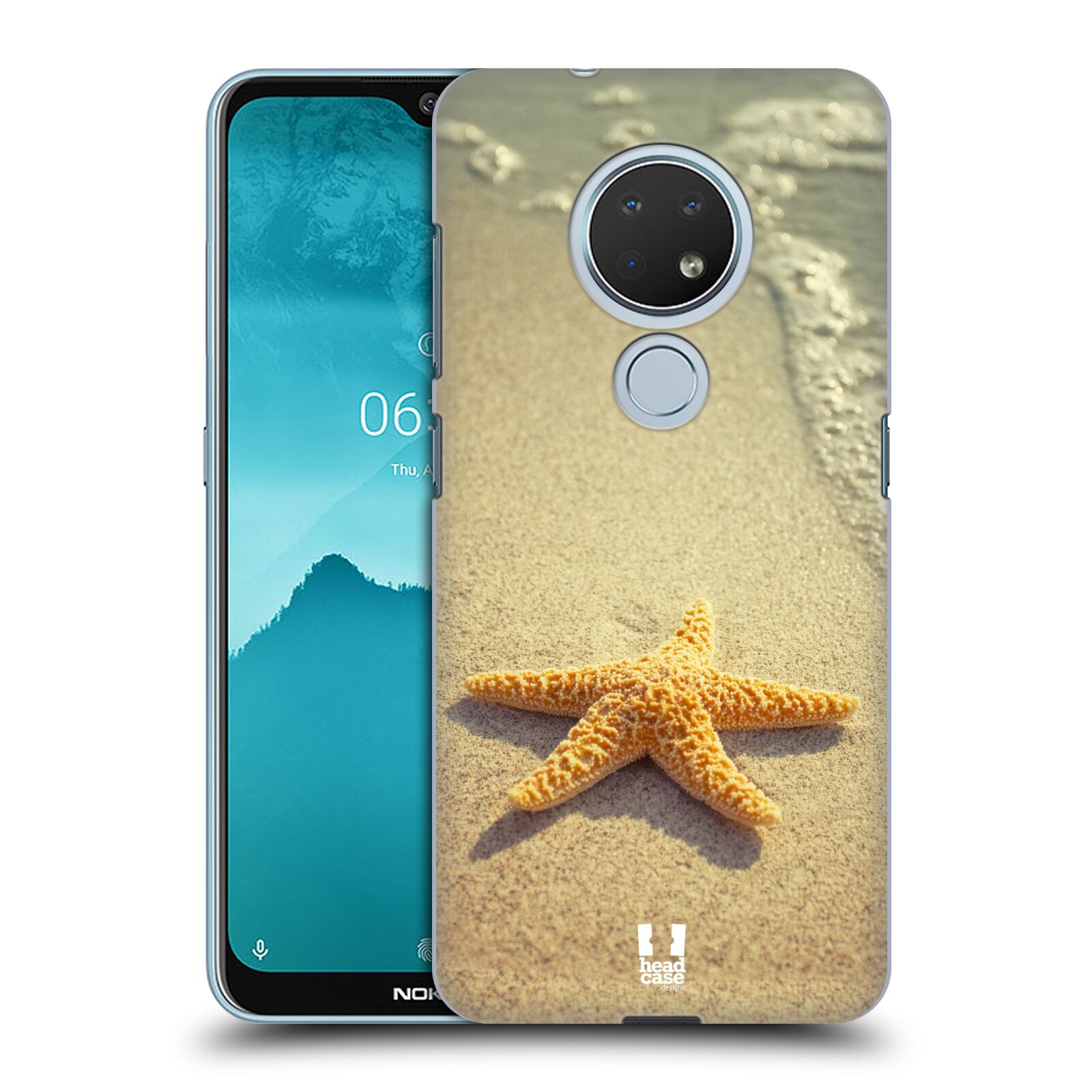 Pouzdro na mobil Nokia 6.2 - HEAD CASE - vzor slavná zvířata foto hvězda na břehu