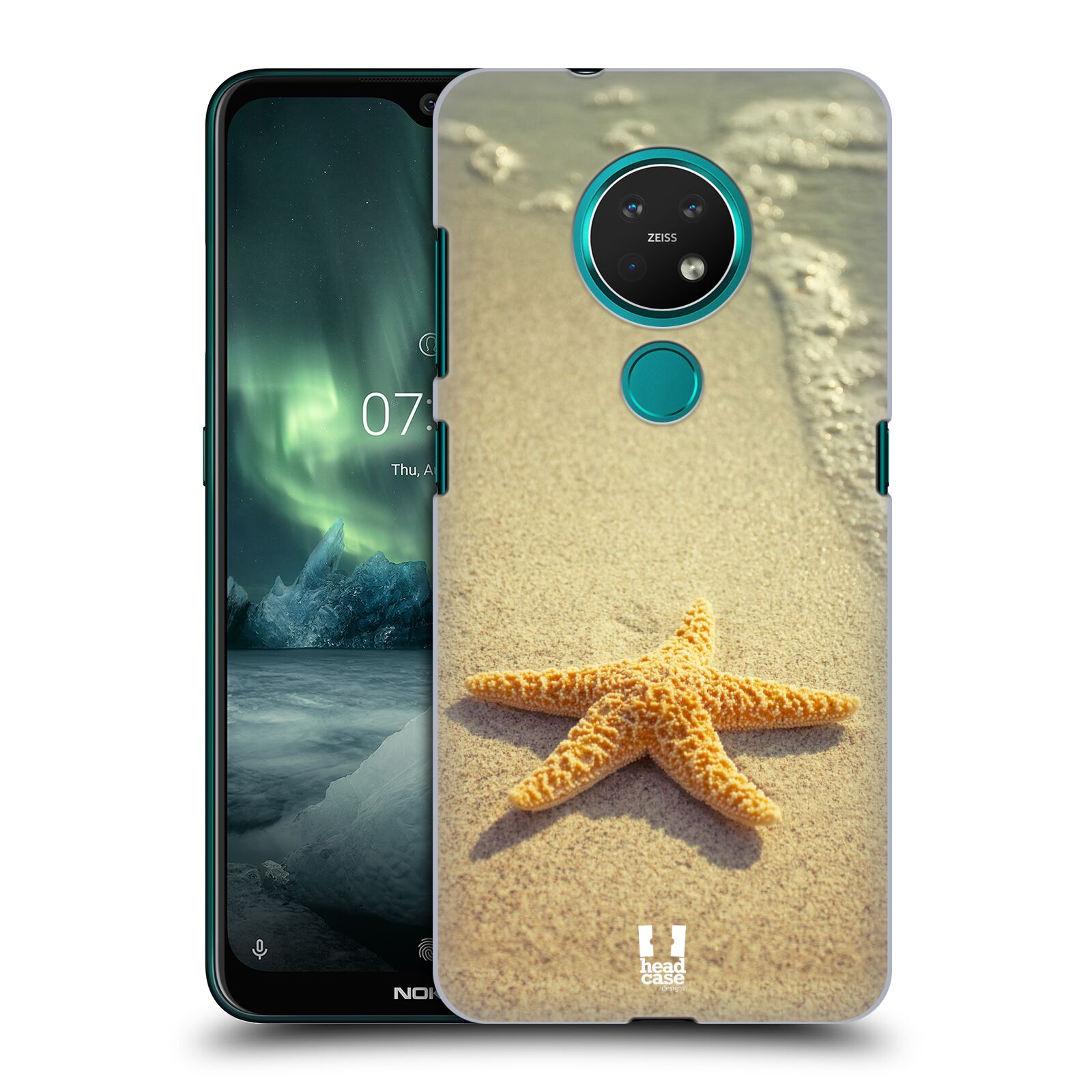Pouzdro na mobil NOKIA 7.2 - HEAD CASE - vzor slavná zvířata foto hvězda na břehu