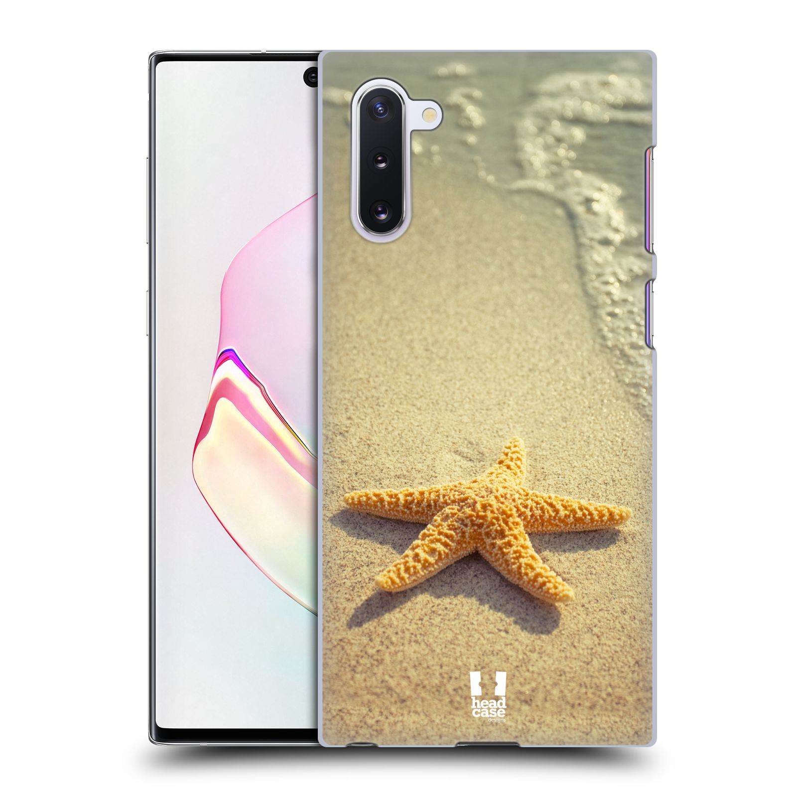Pouzdro na mobil Samsung Galaxy Note 10 - HEAD CASE - vzor slavná zvířata foto hvězda na břehu