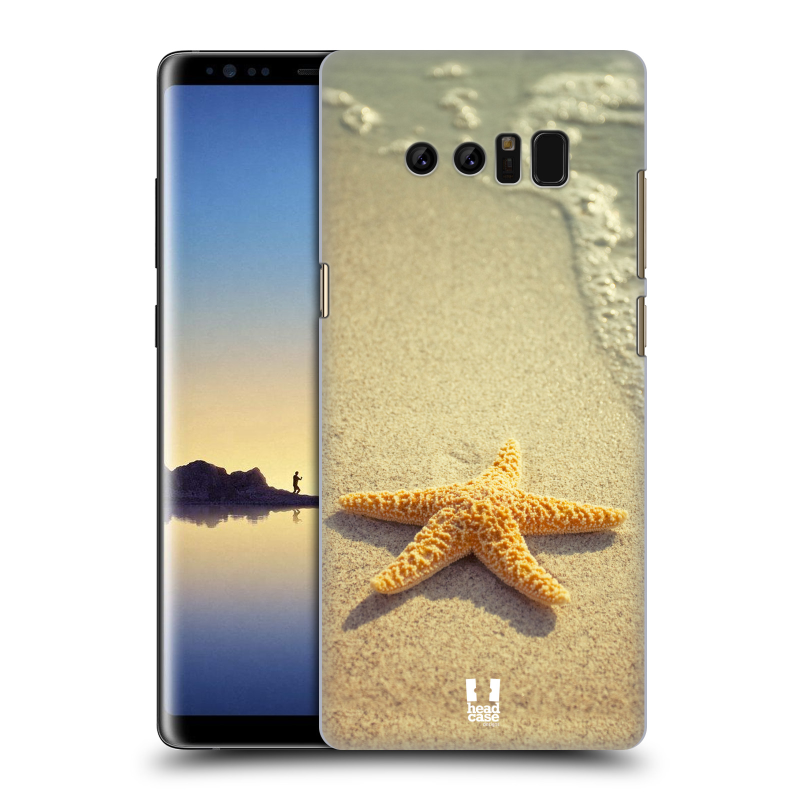 HEAD CASE plastový obal na mobil Samsung Galaxy Note 8 vzor slavná zvířata foto hvězda na břehu