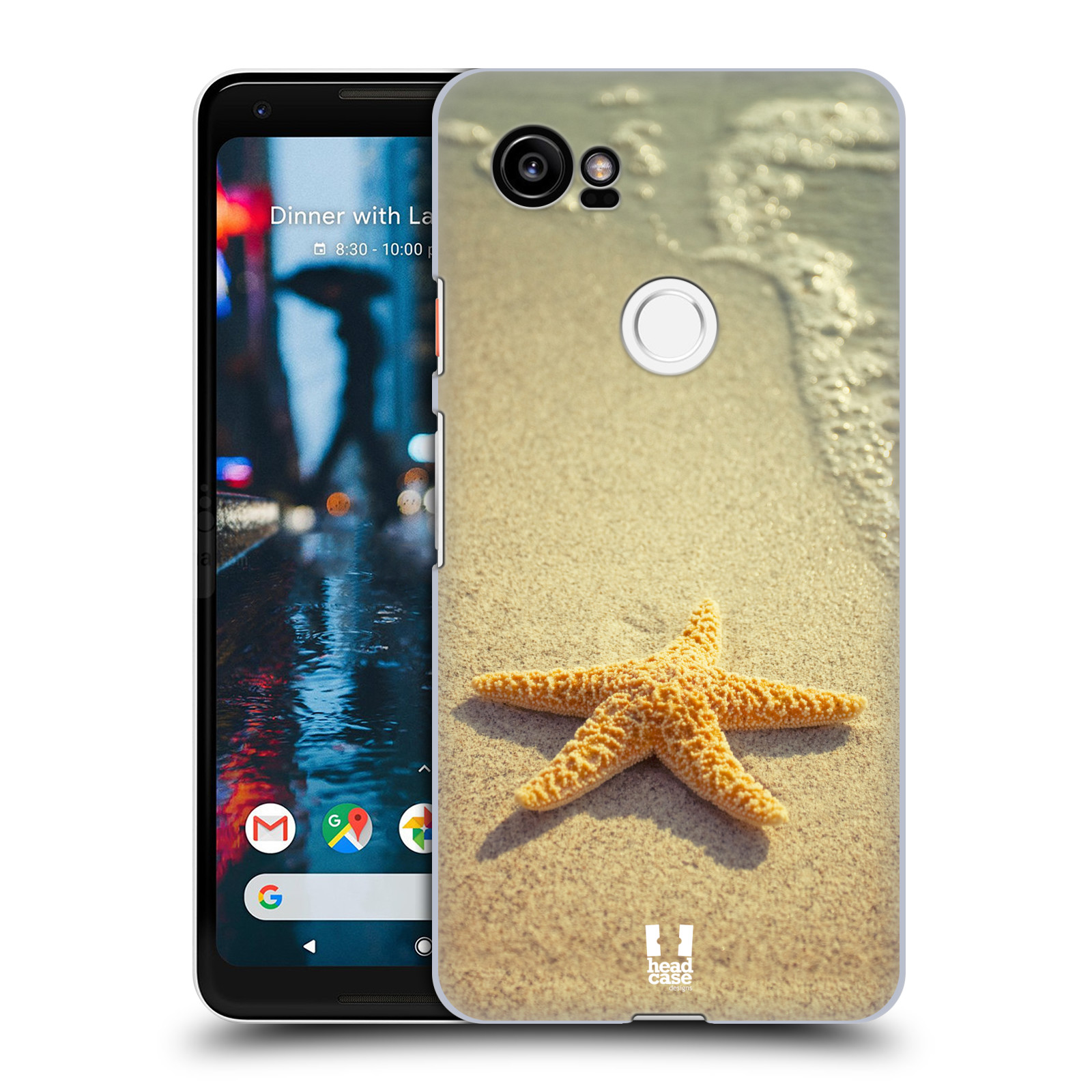 HEAD CASE plastový obal na mobil Google Pixel 2 XL vzor slavná zvířata foto hvězda na břehu