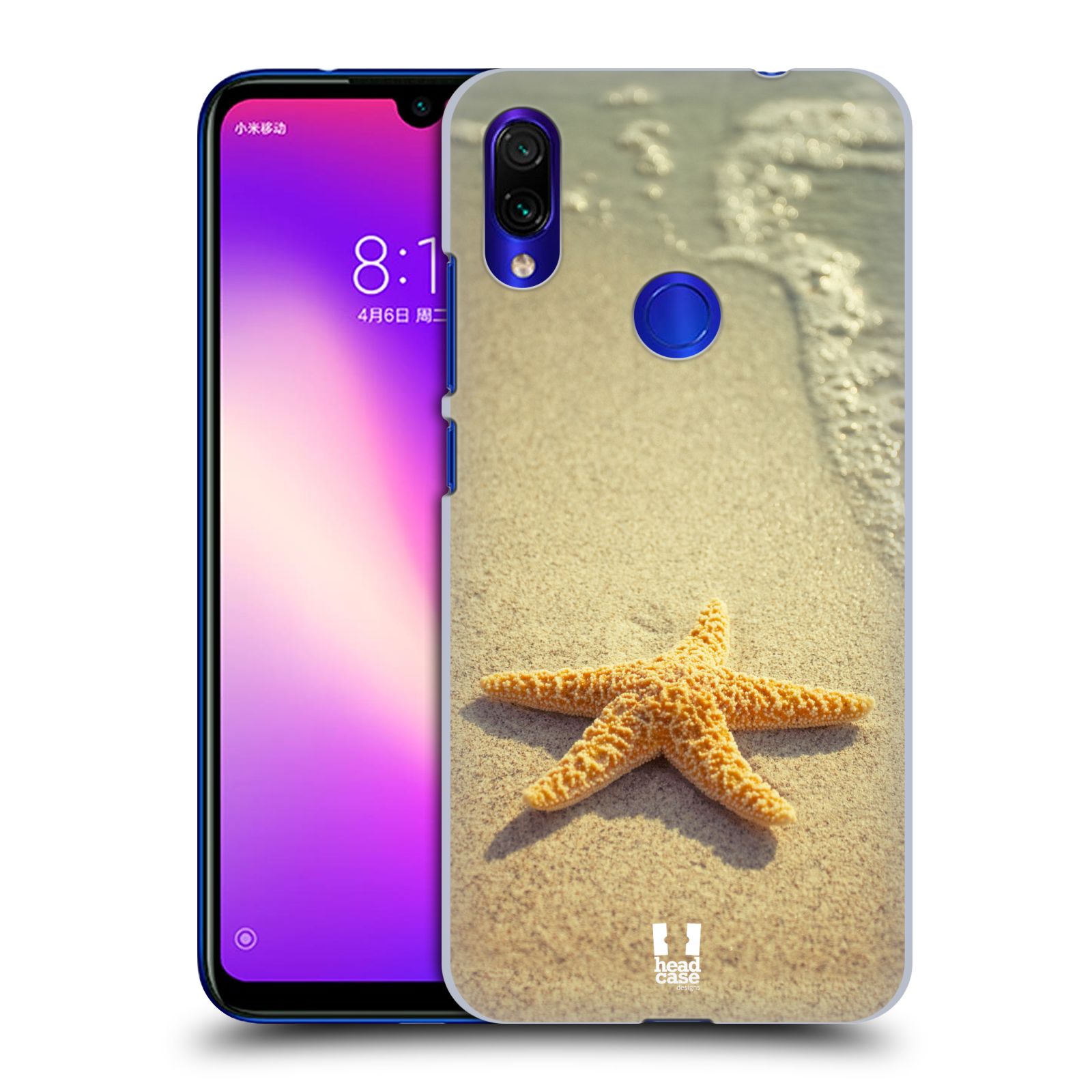 Pouzdro na mobil Xiaomi Redmi Note 7 - Head Case - vzor slavná zvířata foto hvězda na břehu