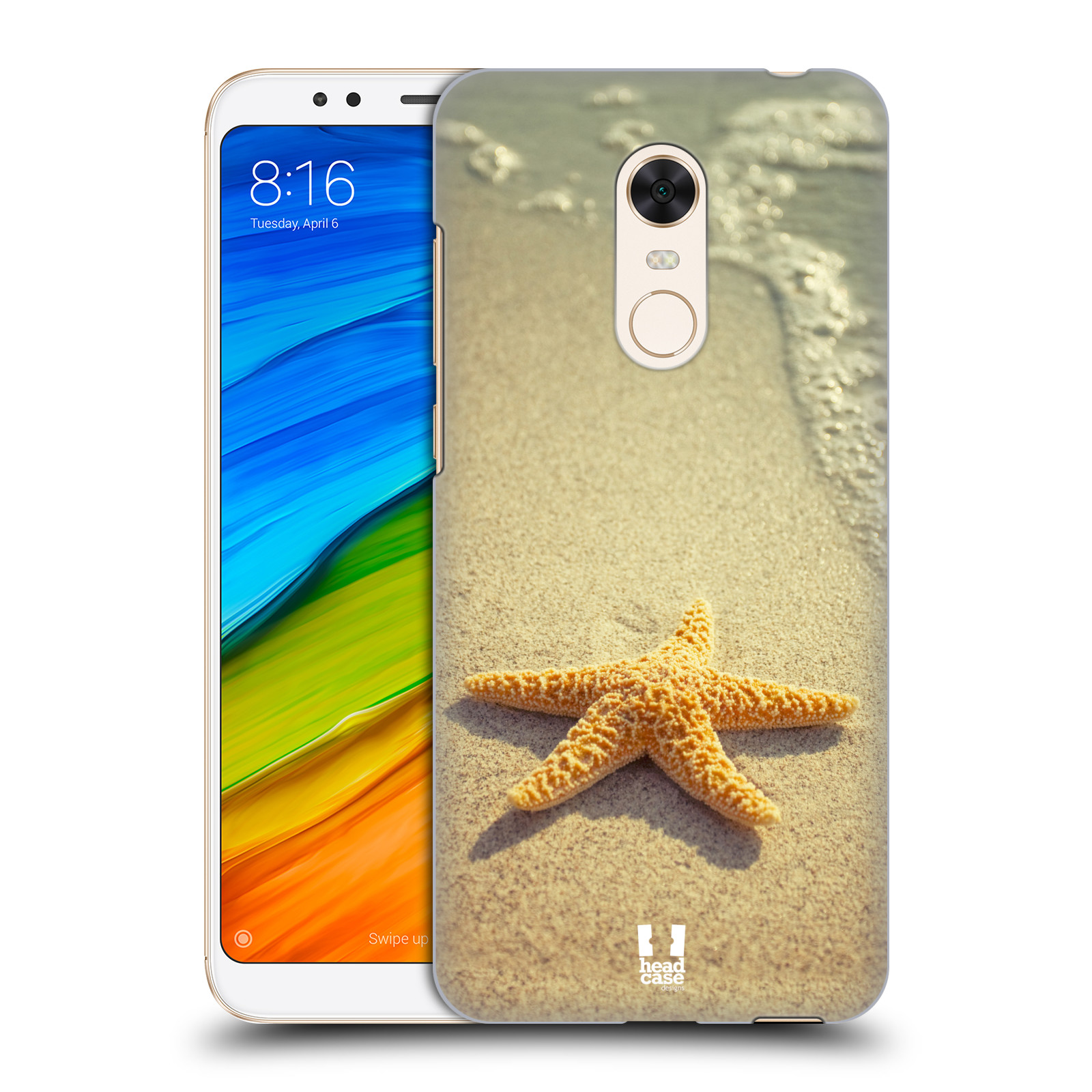 HEAD CASE plastový obal na mobil Xiaomi Redmi 5 PLUS vzor slavná zvířata foto hvězda na břehu