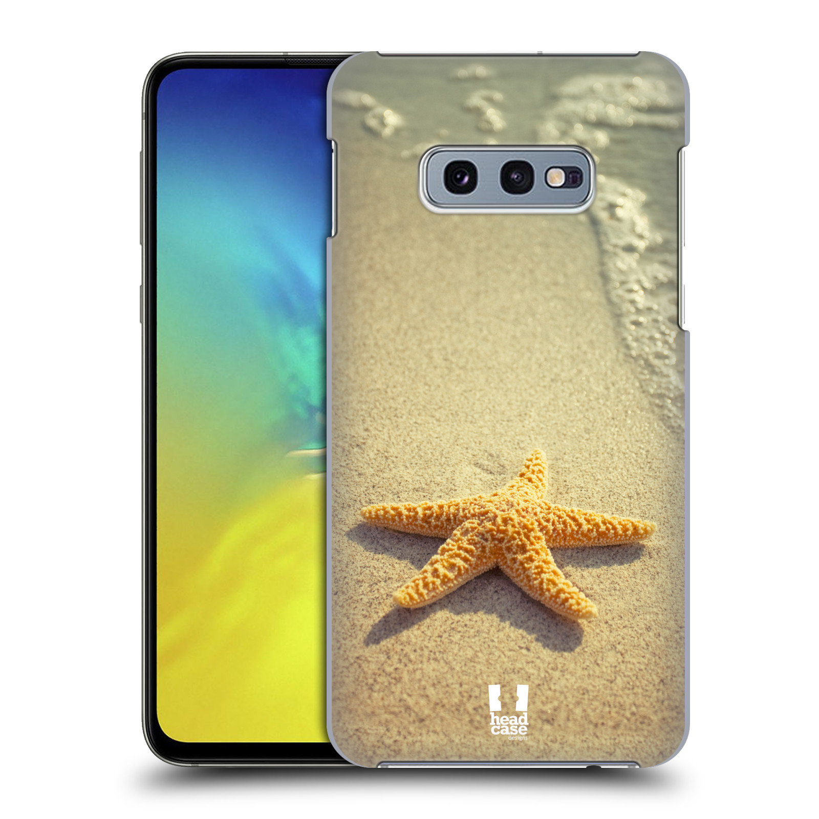 Pouzdro na mobil Samsung Galaxy S10e - HEAD CASE - vzor slavná zvířata foto hvězda na břehu