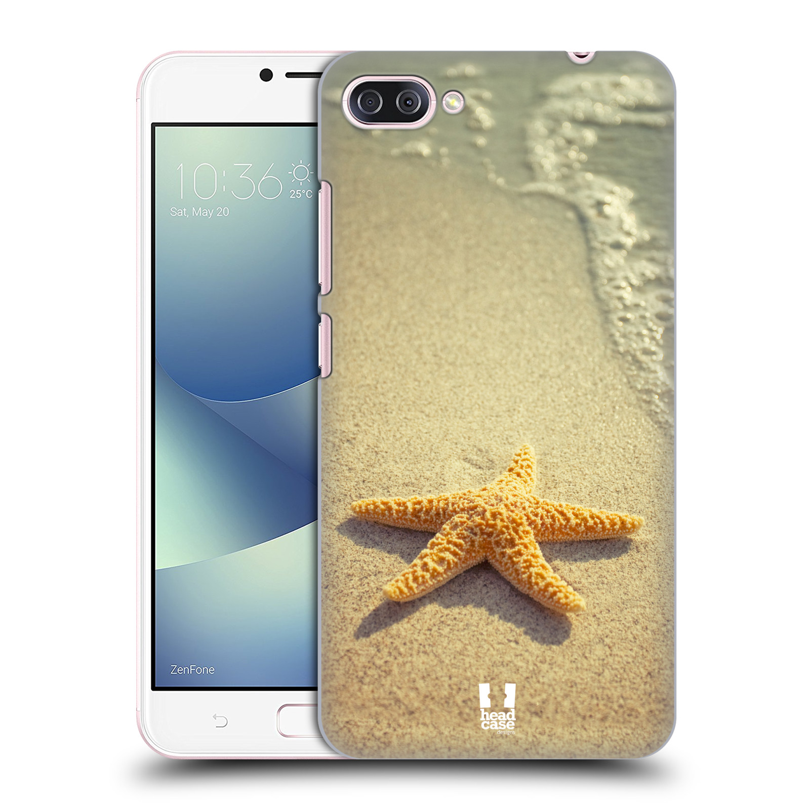 HEAD CASE plastový obal na mobil Asus Zenfone 4 MAX ZC554KL vzor slavná zvířata foto hvězda na břehu
