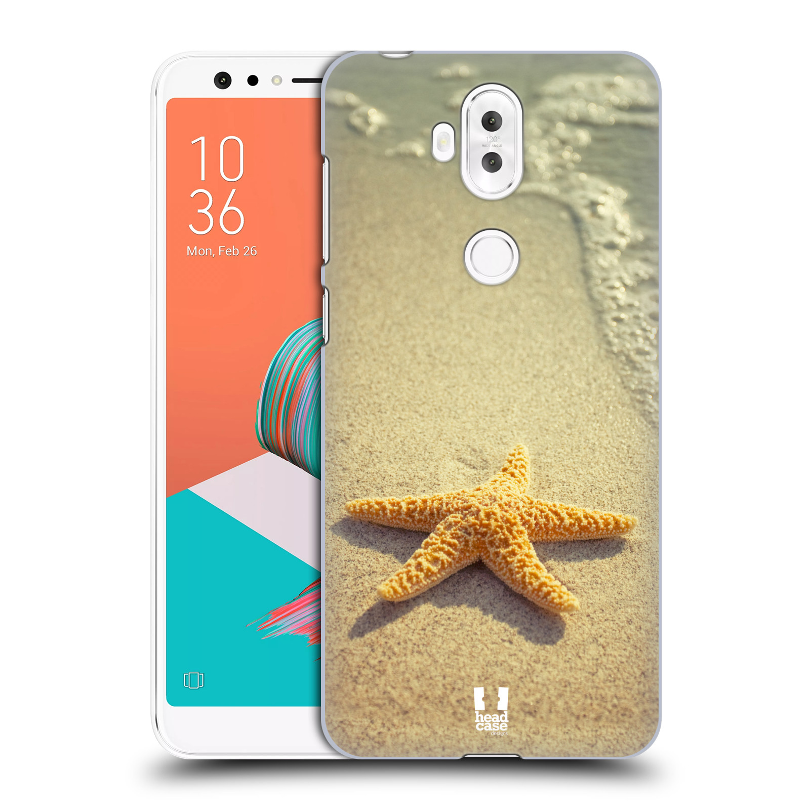 HEAD CASE plastový obal na mobil Asus Zenfone 5 LITE ZC600KL vzor slavná zvířata foto hvězda na břehu
