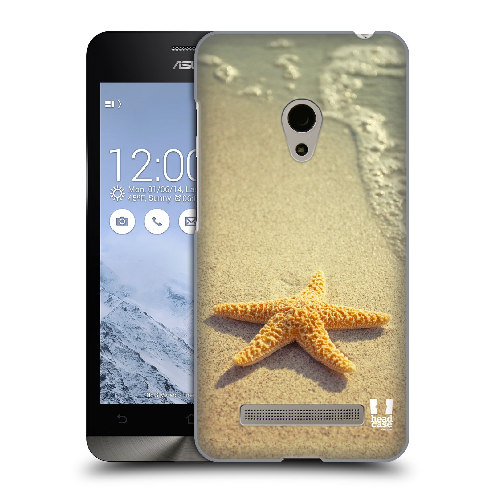 HEAD CASE plastový obal na mobil Asus Zenfone 5 vzor slavná zvířata foto hvězda na břehu