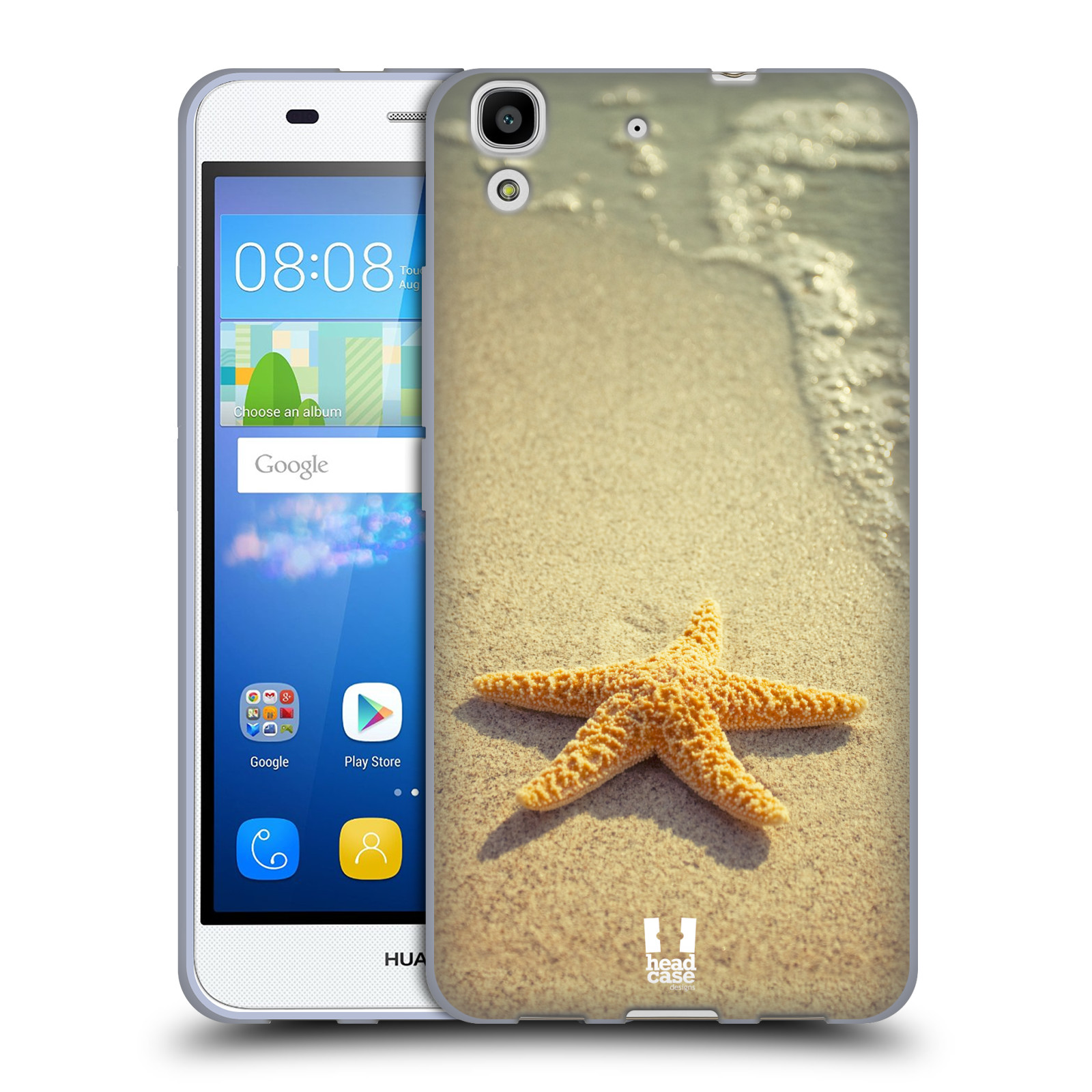 HEAD CASE silikonový obal na mobil HUAWEI Y6 vzor slavná zvířata foto hvězda na břehu