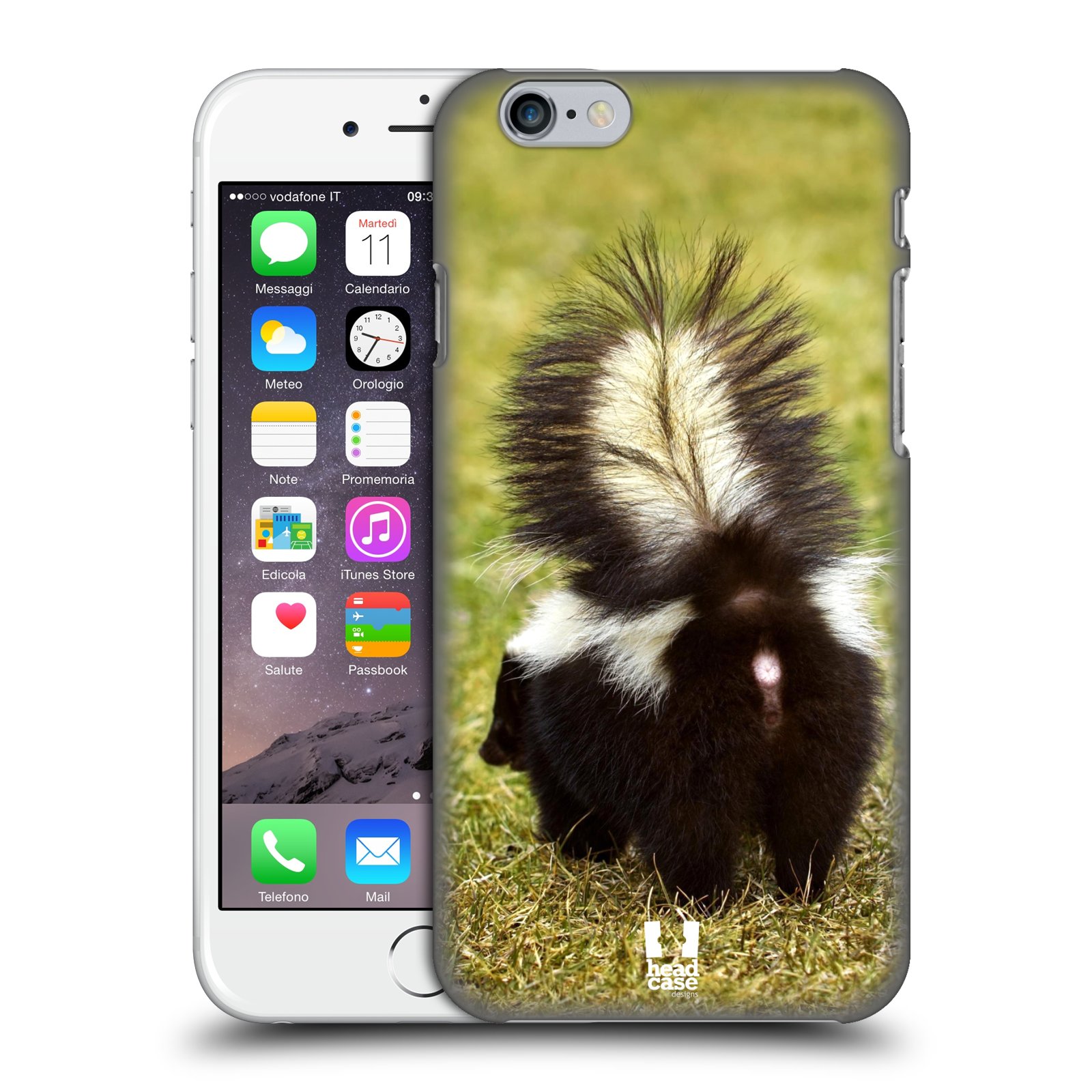 Plastové pouzdro pro mobil Apple Iphone 6/6S vzor slavná zvířata foto skunk