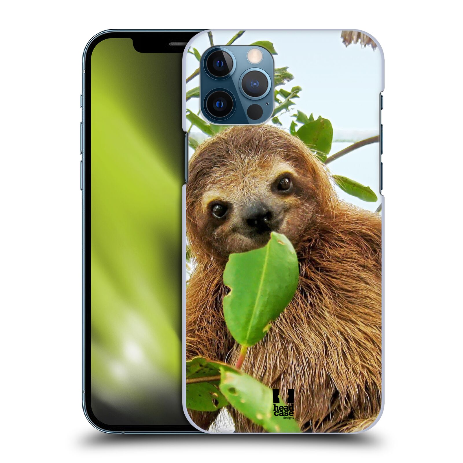 HEAD CASE plastový obal na mobil Apple Iphone 12 / Iphone 12 PRO vzor slavná zvířata foto lenochod