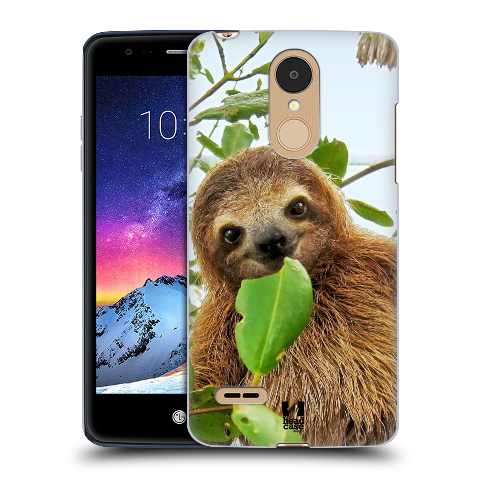 HEAD CASE plastový obal na mobil LG K9 / K8 2018 vzor slavná zvířata foto lenochod