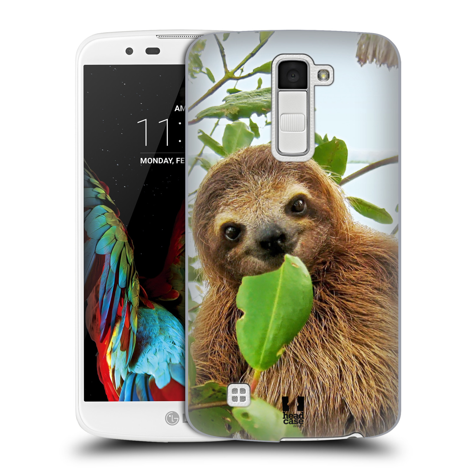 HEAD CASE plastový obal na mobil LG K10 vzor slavná zvířata foto lenochod