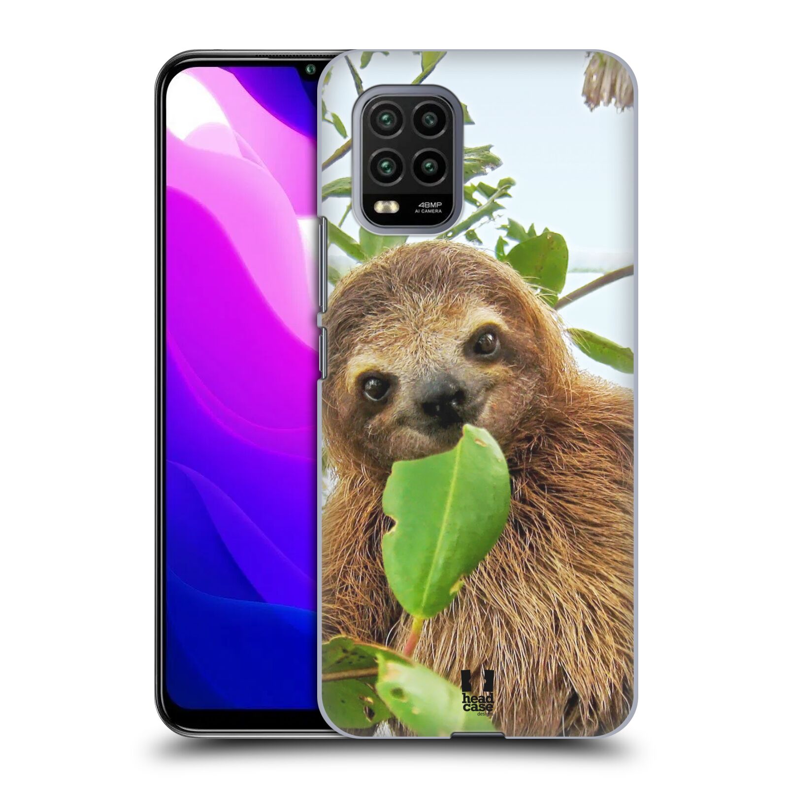 Zadní kryt, obal na mobil Xiaomi Mi 10 LITE vzor slavná zvířata foto lenochod
