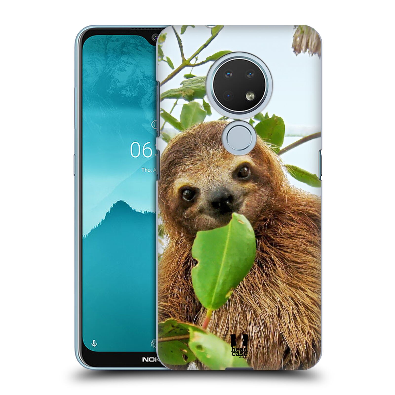 Pouzdro na mobil Nokia 6.2 - HEAD CASE - vzor slavná zvířata foto lenochod