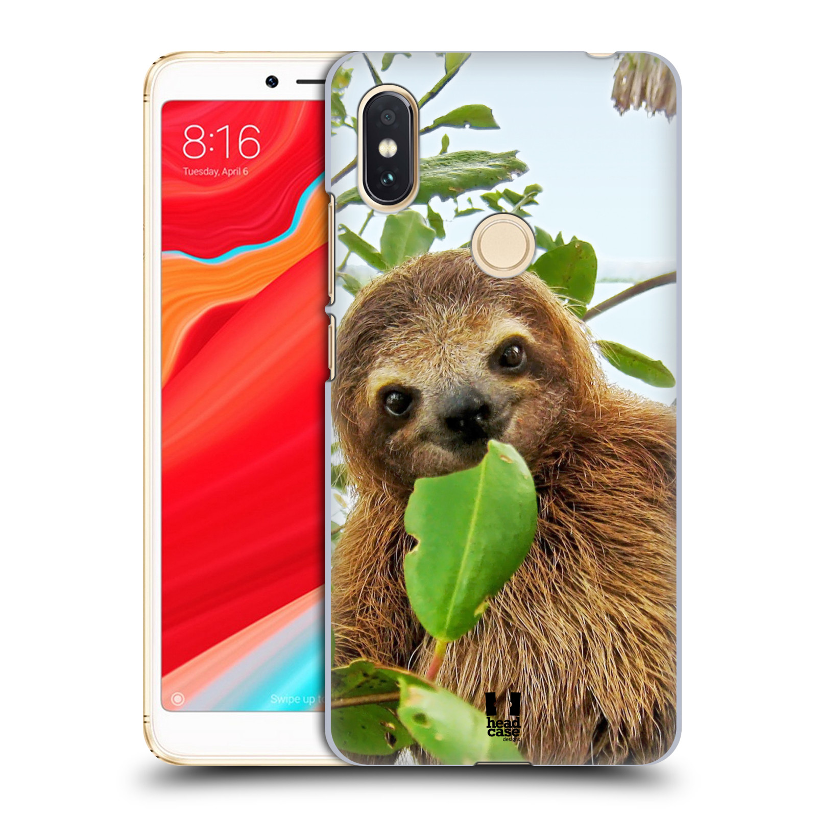HEAD CASE plastový obal na mobil Xiaomi Redmi S2 vzor slavná zvířata foto lenochod