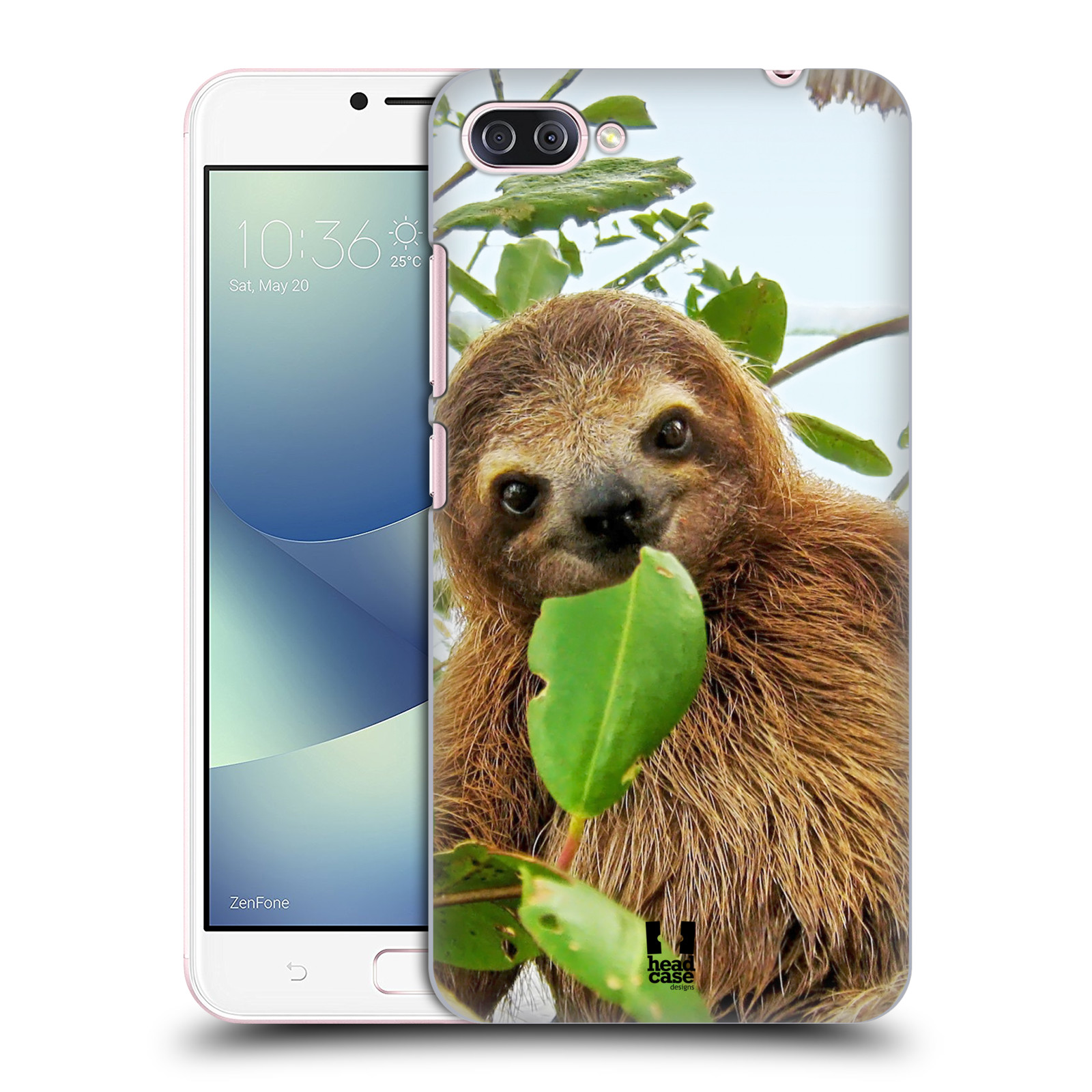 HEAD CASE plastový obal na mobil Asus Zenfone 4 MAX ZC554KL vzor slavná zvířata foto lenochod