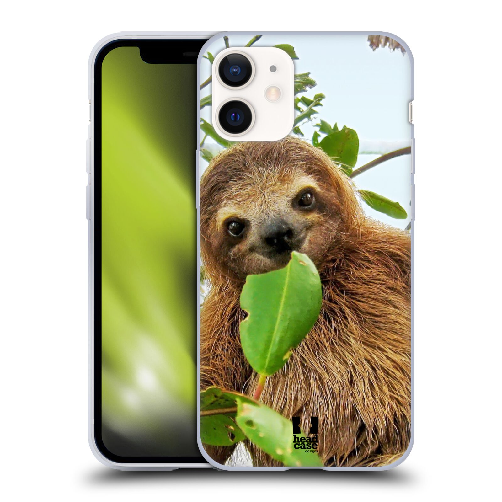 Plastový obal na mobil Apple Iphone 12 MINI vzor slavná zvířata foto lenochod