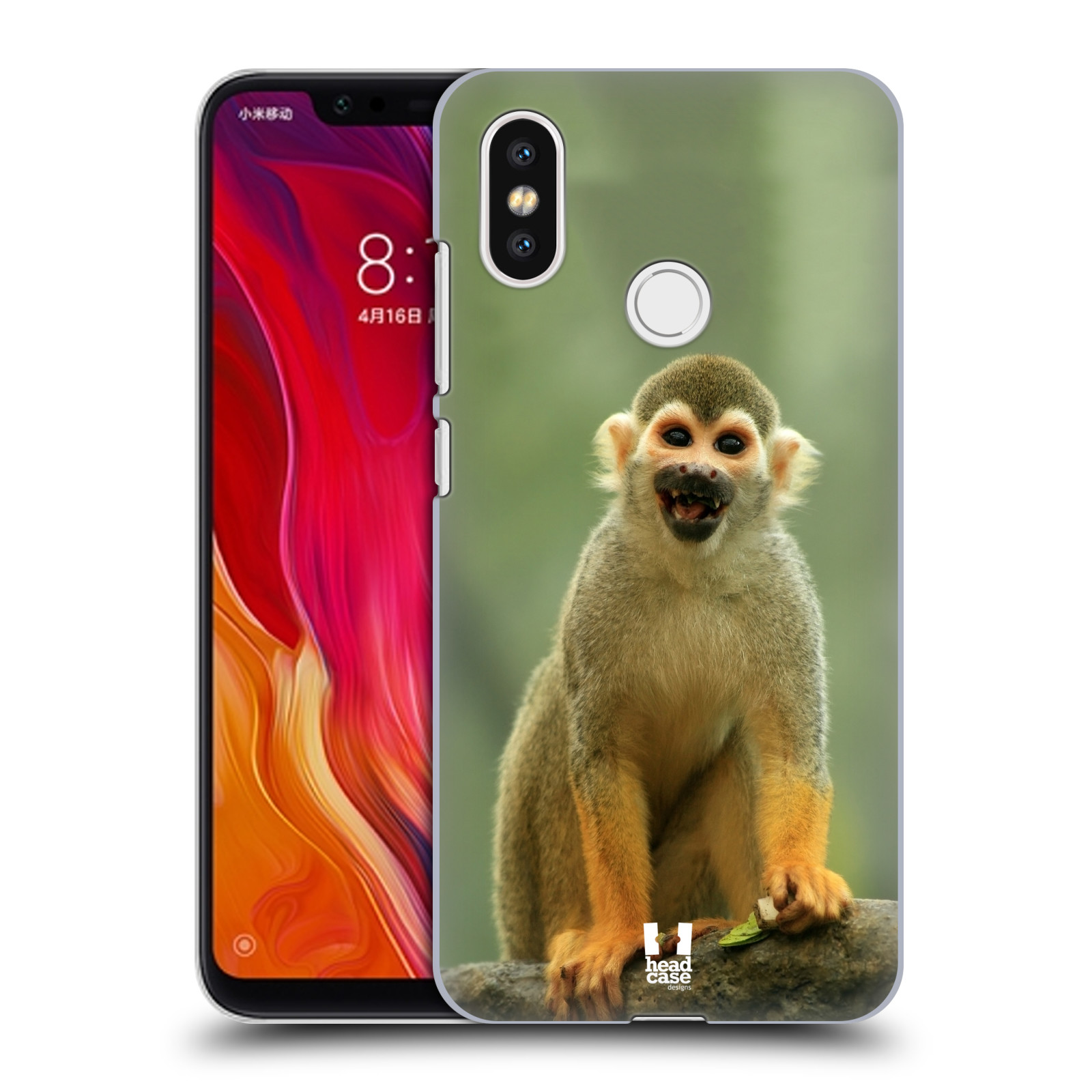 HEAD CASE plastový obal na mobil Xiaomi Mi 8 vzor slavná zvířata foto opice
