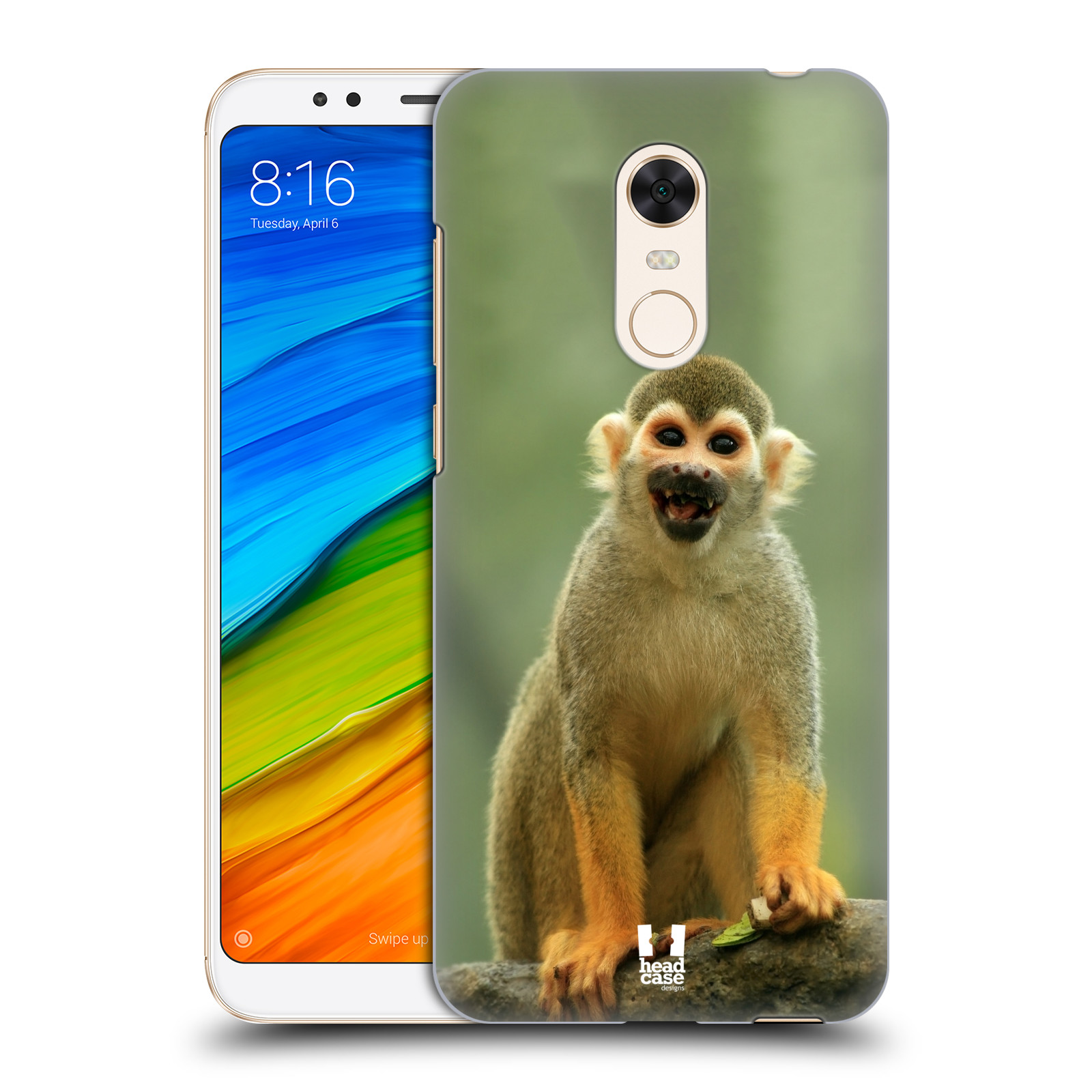 HEAD CASE plastový obal na mobil Xiaomi Redmi 5 PLUS vzor slavná zvířata foto opice