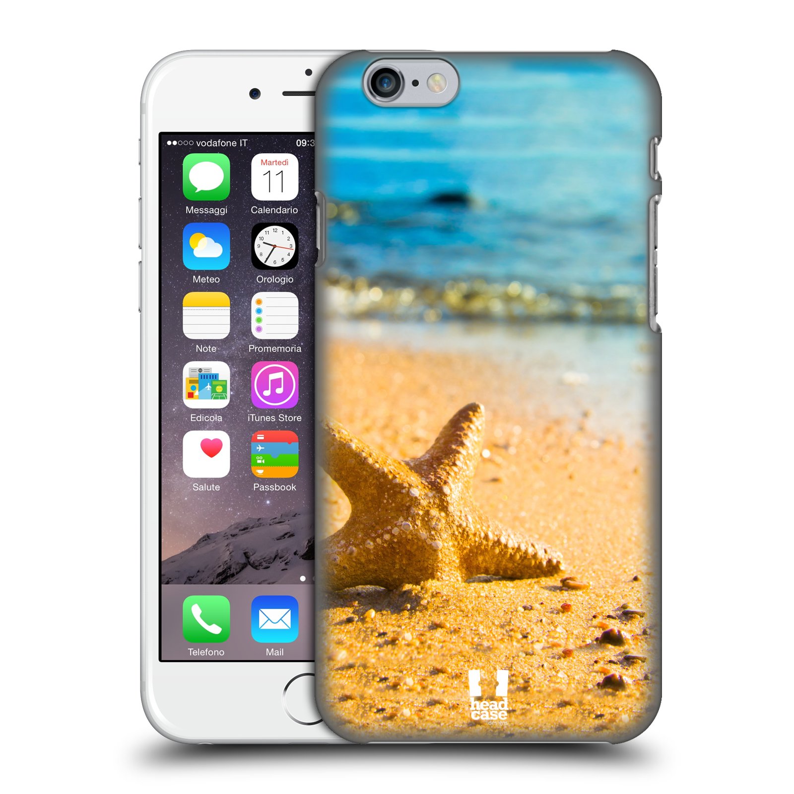 Plastové pouzdro pro mobil Apple Iphone 6/6S vzor slavná zvířata foto hvězdice v písku