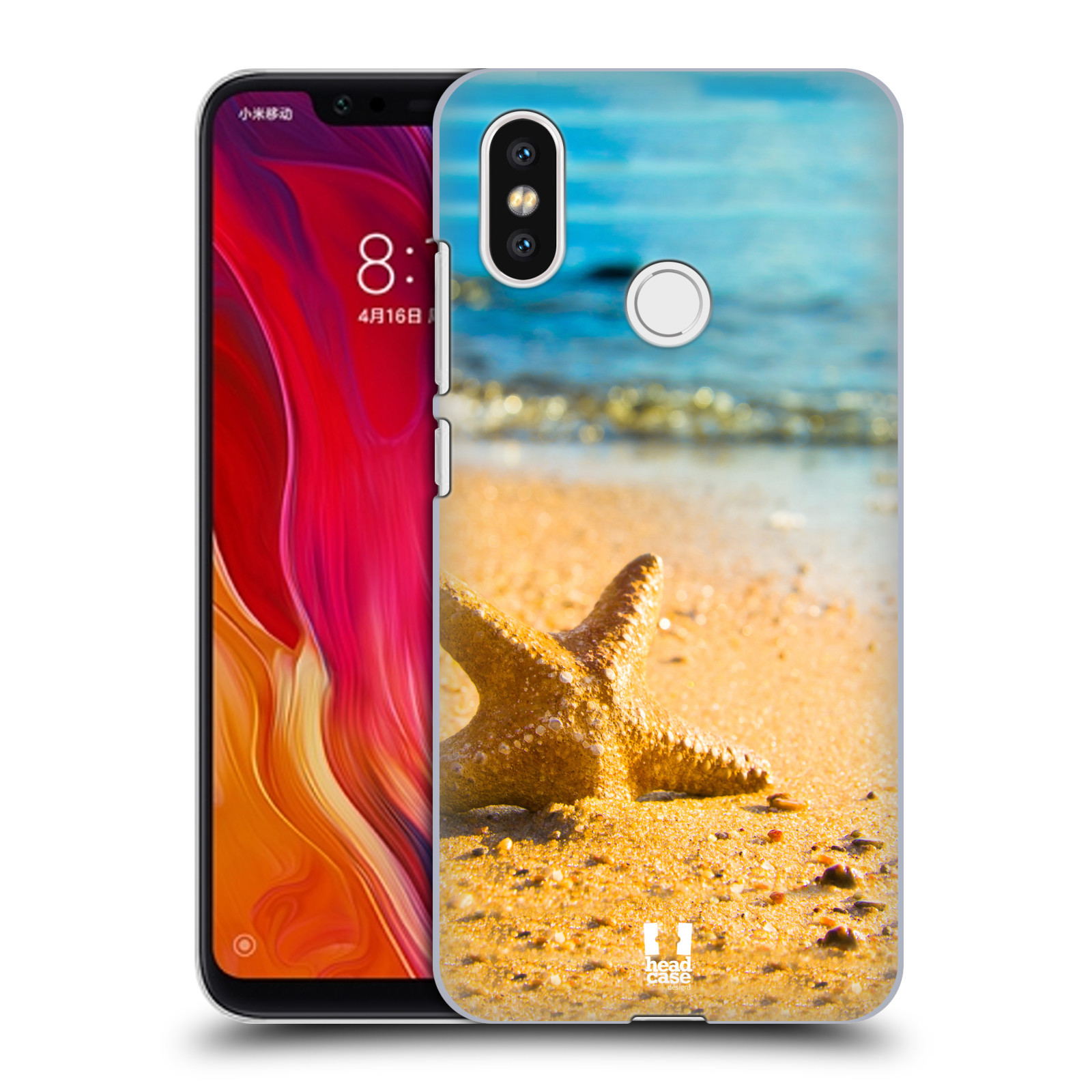 HEAD CASE plastový obal na mobil Xiaomi Mi 8 vzor slavná zvířata foto hvězdice v písku