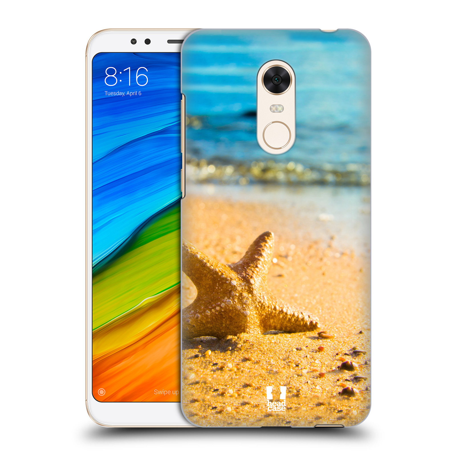 HEAD CASE plastový obal na mobil Xiaomi Redmi 5 PLUS vzor slavná zvířata foto hvězdice v písku