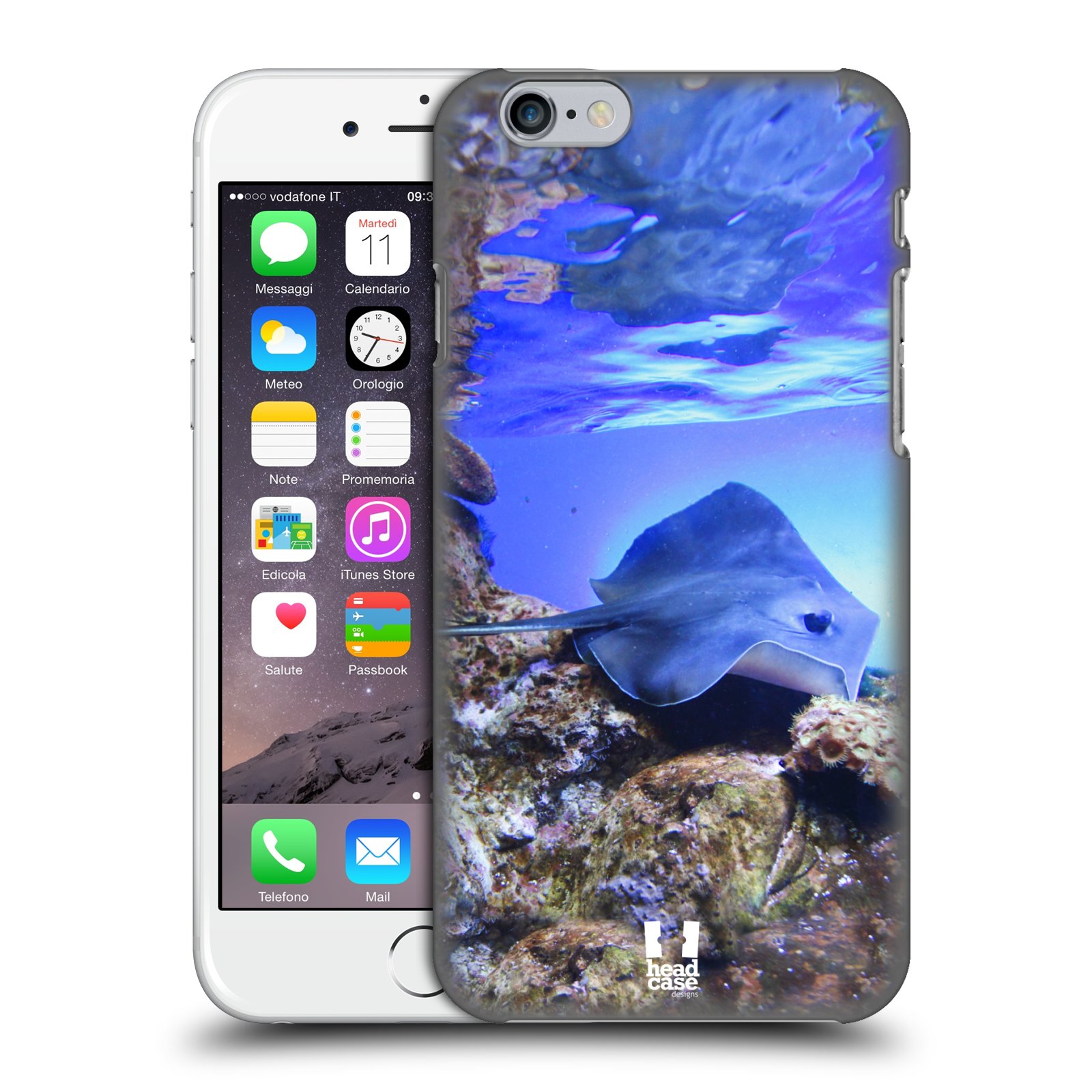 Plastové pouzdro pro mobil Apple Iphone 6/6S vzor slavná zvířata foto rejnok