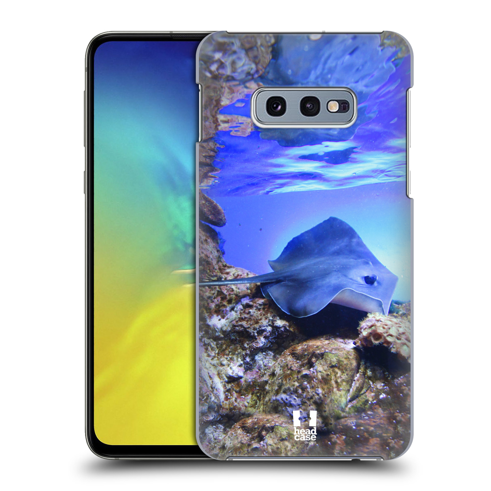 Pouzdro na mobil Samsung Galaxy S10e - HEAD CASE - vzor slavná zvířata foto rejnok