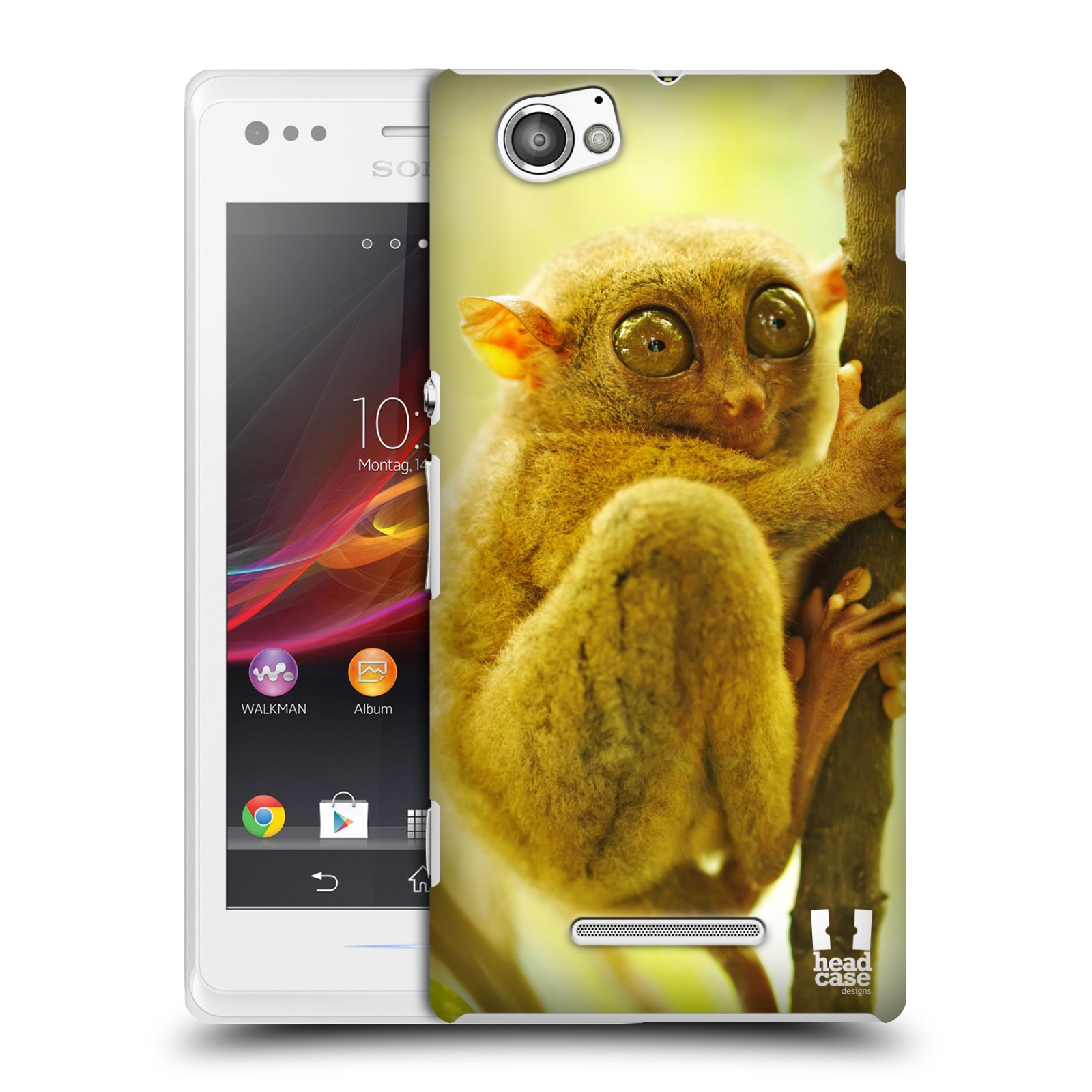 HEAD CASE plastový obal na mobil Sony Xperia M vzor slavná zvířata foto Nártoun