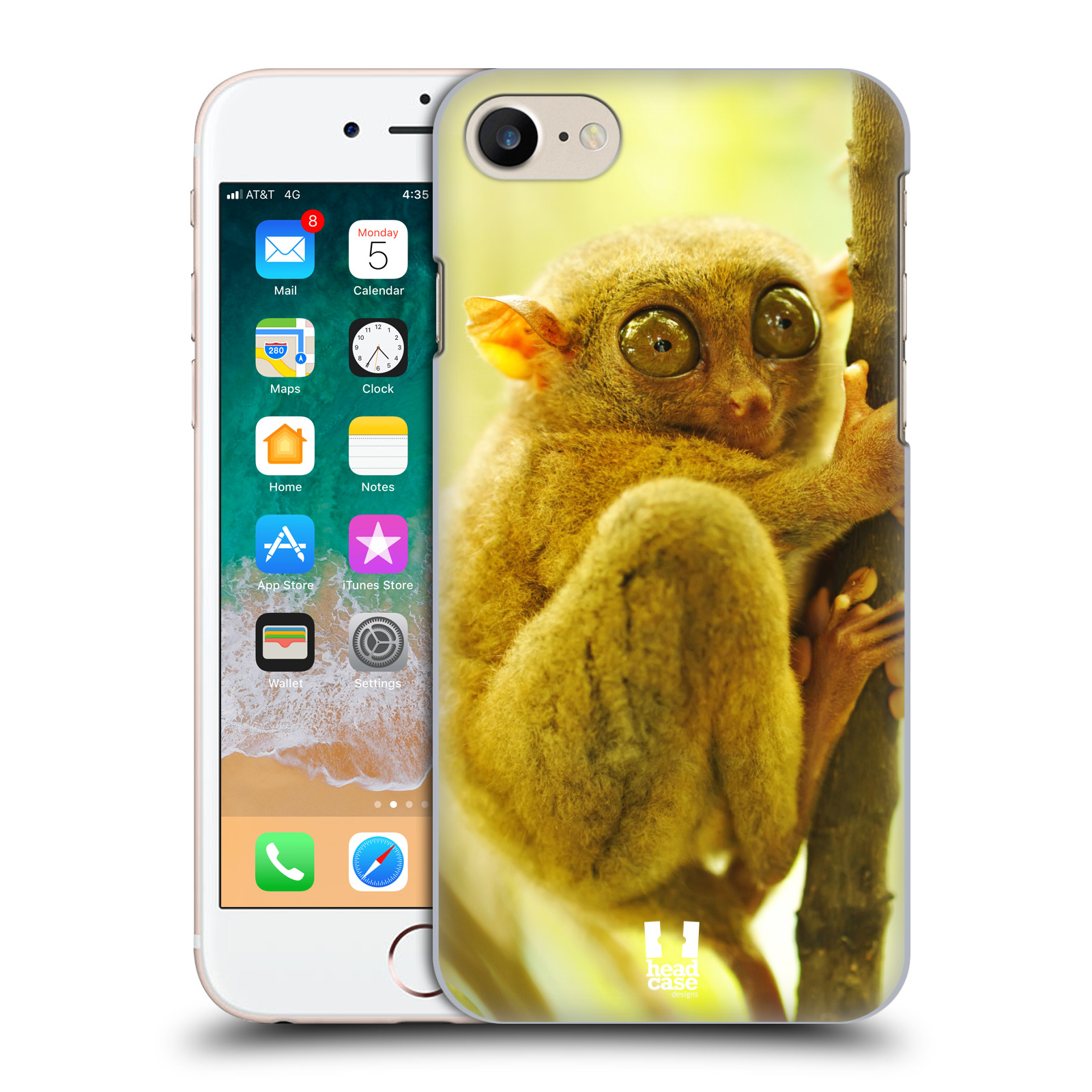 HEAD CASE plastový obal na mobil Apple Iphone 7 vzor slavná zvířata foto Nártoun