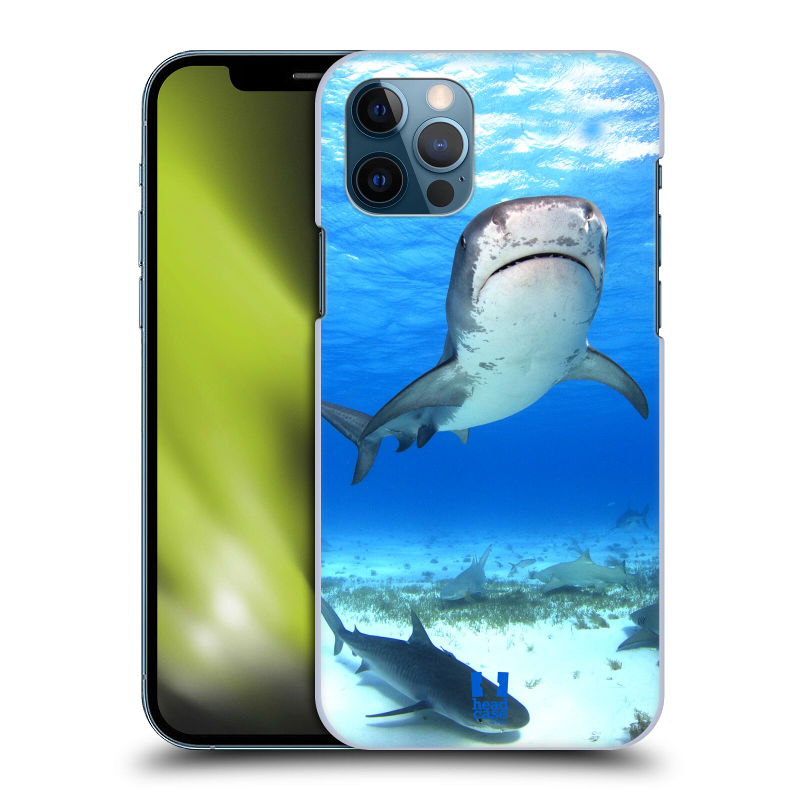 HEAD CASE plastový obal na mobil Apple Iphone 12 / Iphone 12 PRO vzor slavná zvířata foto žralok tygří
