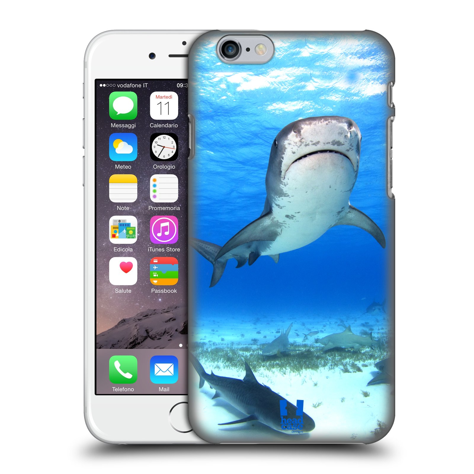 Plastové pouzdro pro mobil Apple Iphone 6/6S vzor slavná zvířata foto žralok tygří