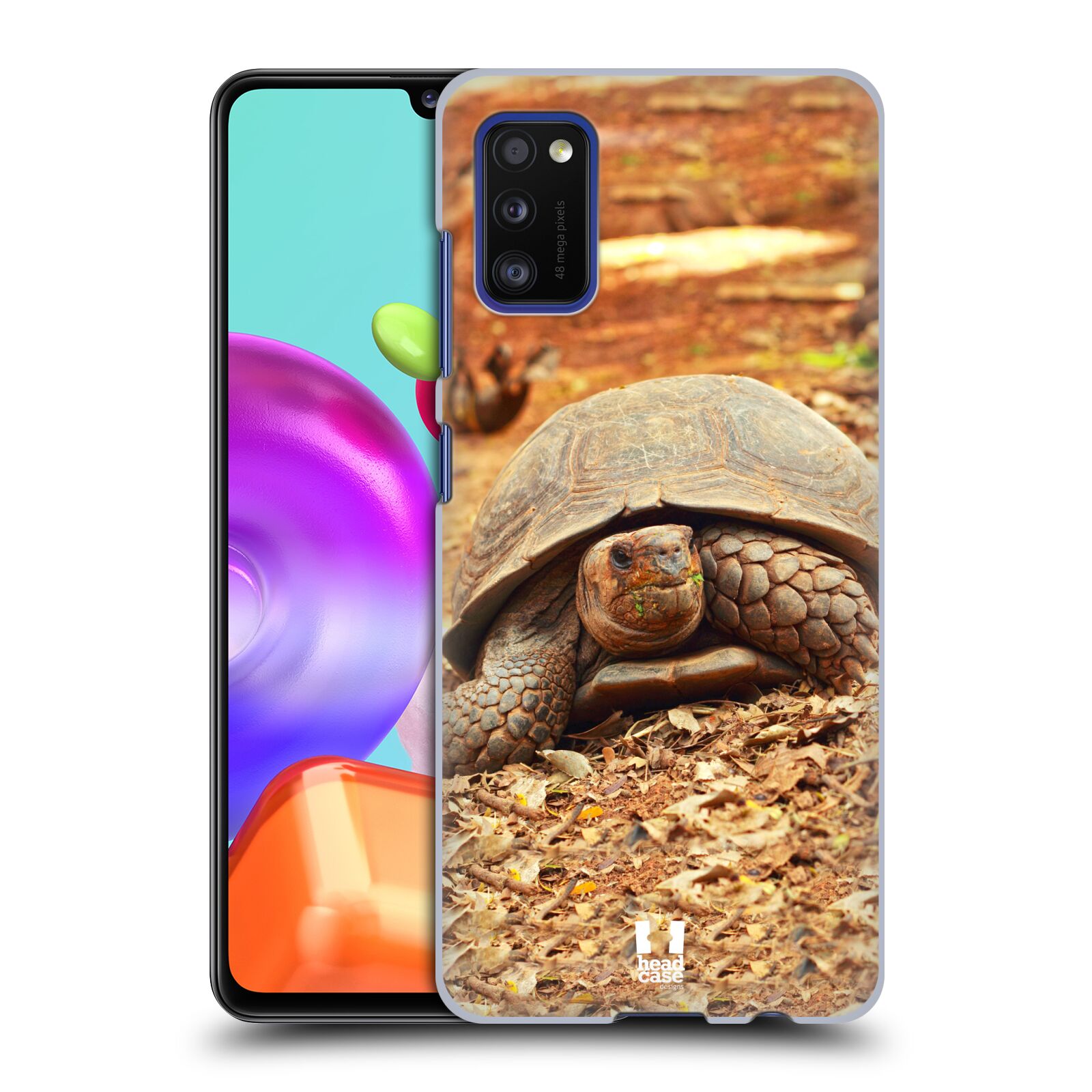 Zadní kryt na mobil Samsung Galaxy A41 vzor slavná zvířata foto želva