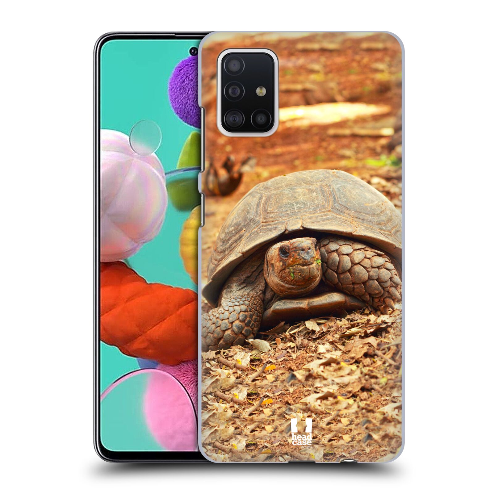 Pouzdro na mobil Samsung Galaxy A51 - HEAD CASE - vzor slavná zvířata foto želva