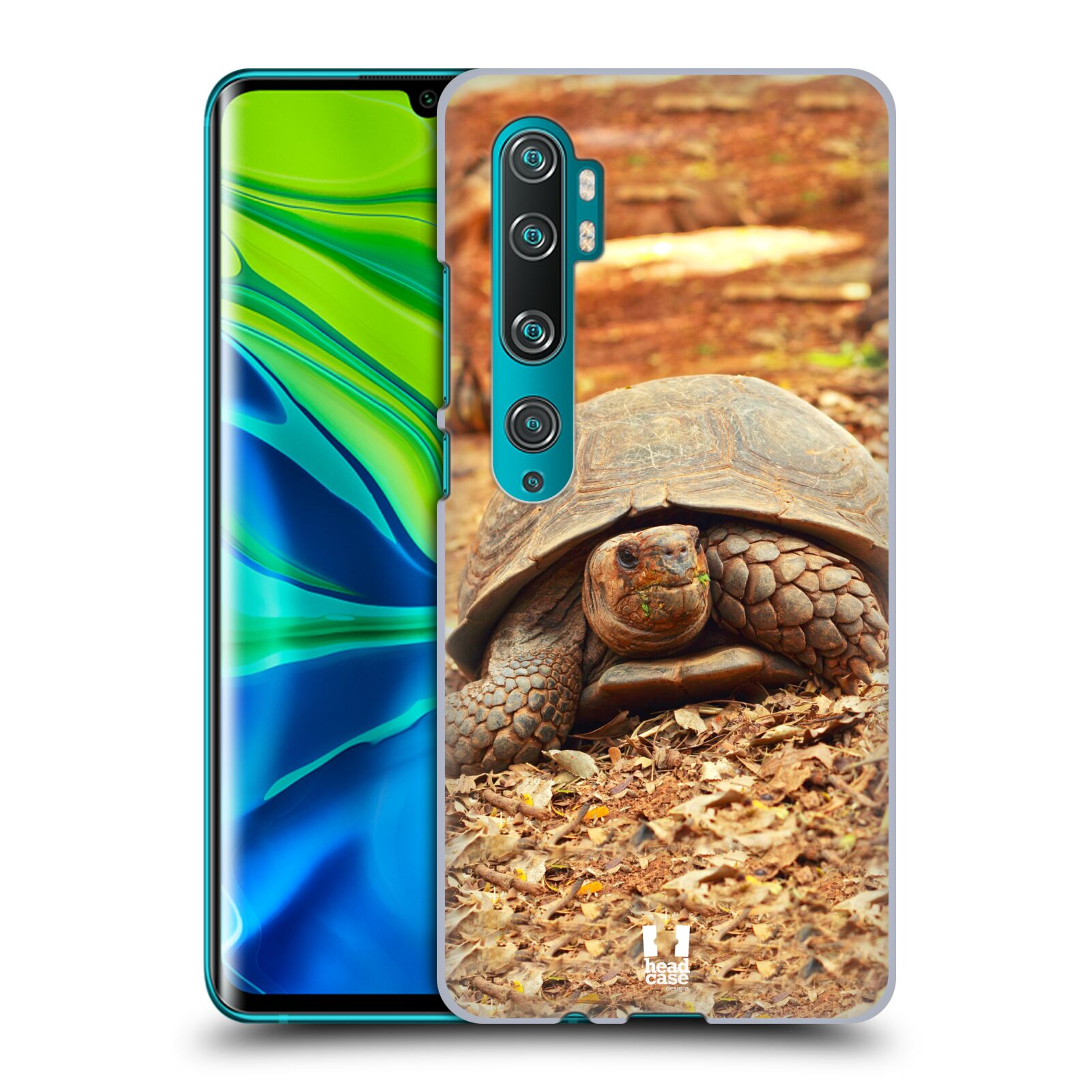 Pouzdro na mobil Xiaomi Mi Note 10 / Mi Note 10 PRO - HEAD CASE - vzor slavná zvířata foto želva