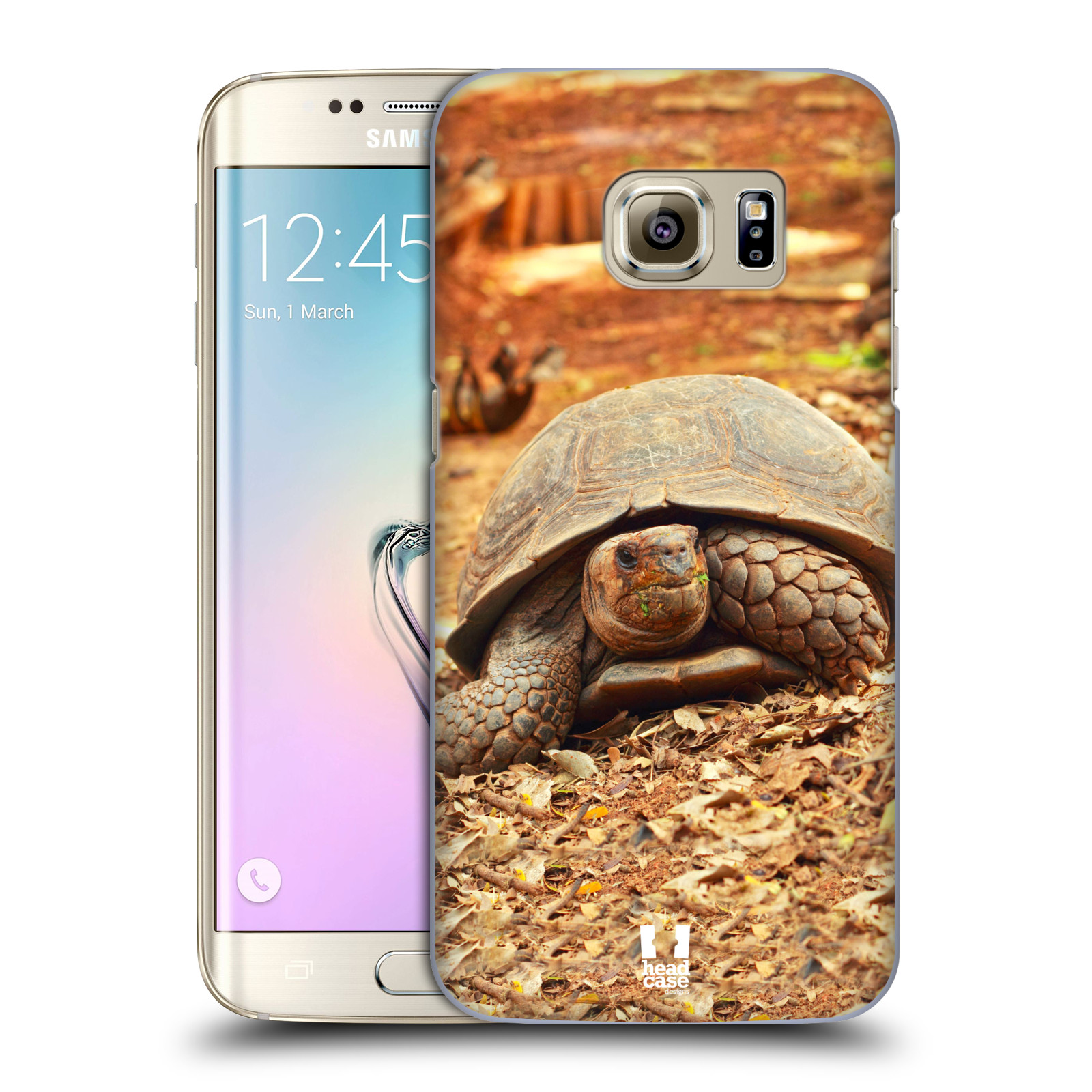 HEAD CASE plastový obal na mobil SAMSUNG GALAXY S7 EDGE vzor slavná zvířata foto želva