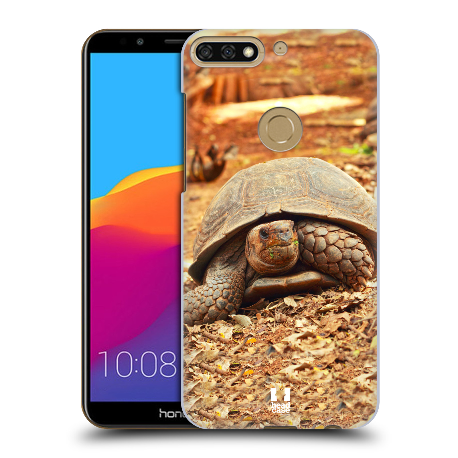 HEAD CASE plastový obal na mobil Honor 7c vzor slavná zvířata foto želva