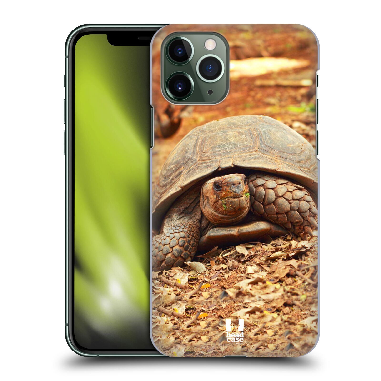 Pouzdro na mobil Apple Iphone 11 PRO - HEAD CASE - vzor slavná zvířata foto želva