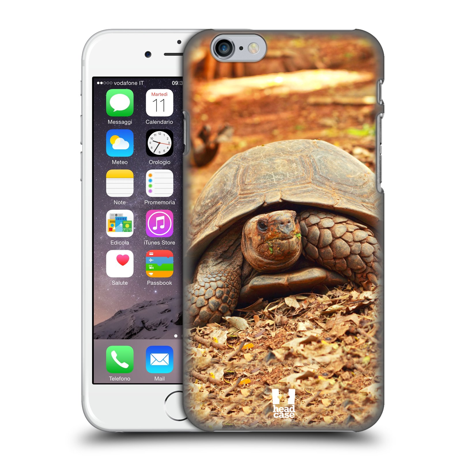 Plastové pouzdro pro mobil Apple Iphone 6/6S vzor slavná zvířata foto želva