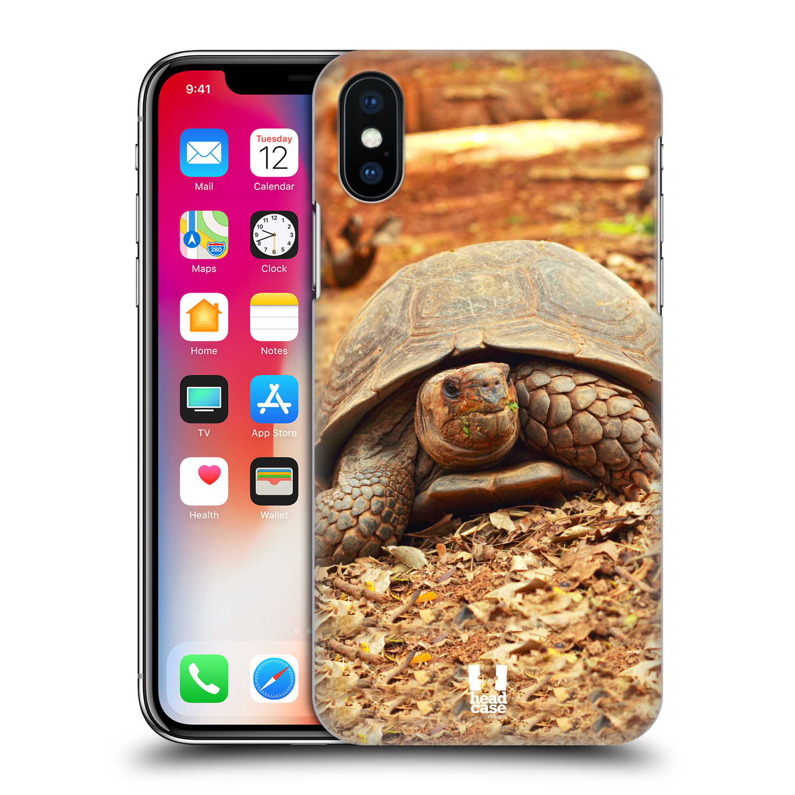 HEAD CASE plastový obal na mobil Apple Iphone X / XS vzor slavná zvířata foto želva