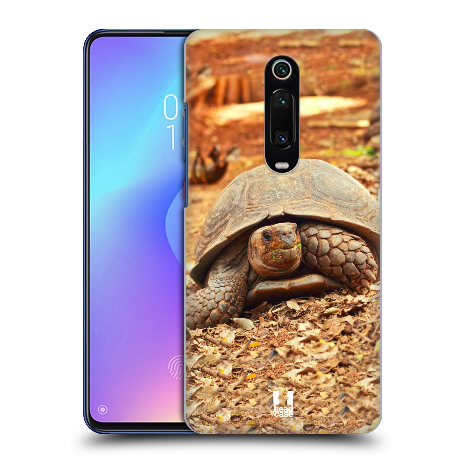 Pouzdro na mobil Xiaomi Mi 9T PRO - HEAD CASE - vzor slavná zvířata foto želva